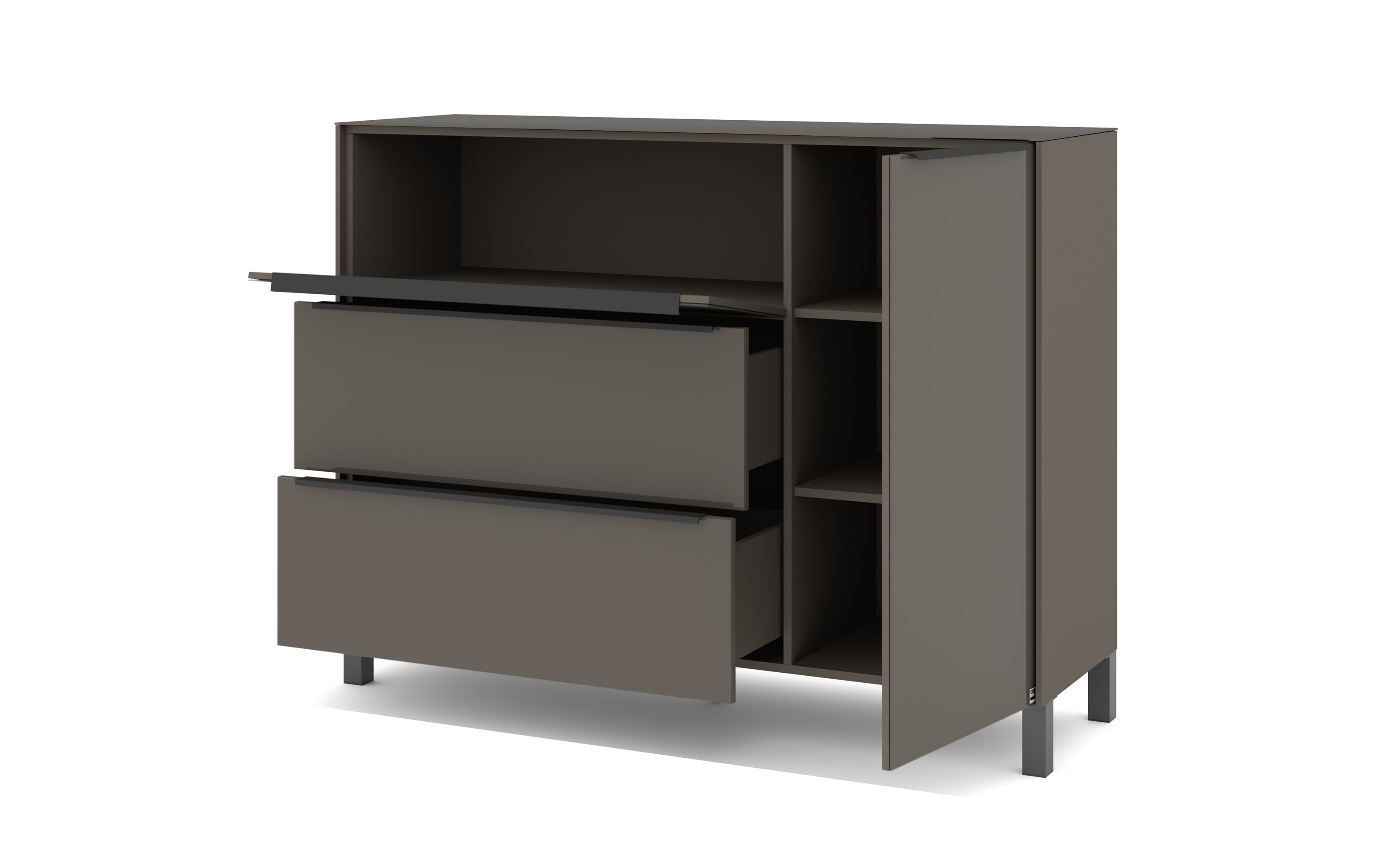 Kommode Reno, anthrazit/graphit