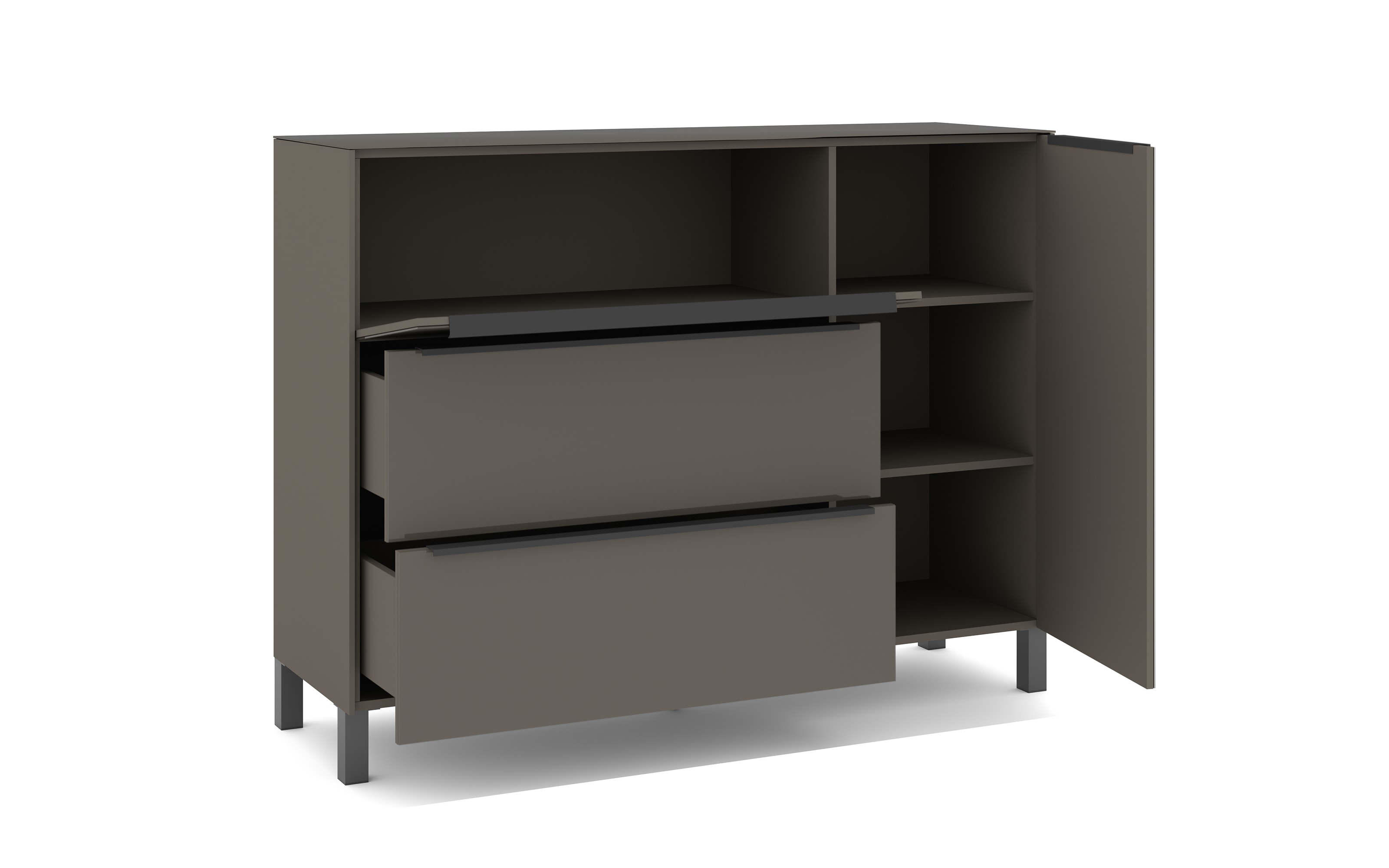 Kommode Reno, anthrazit/graphit