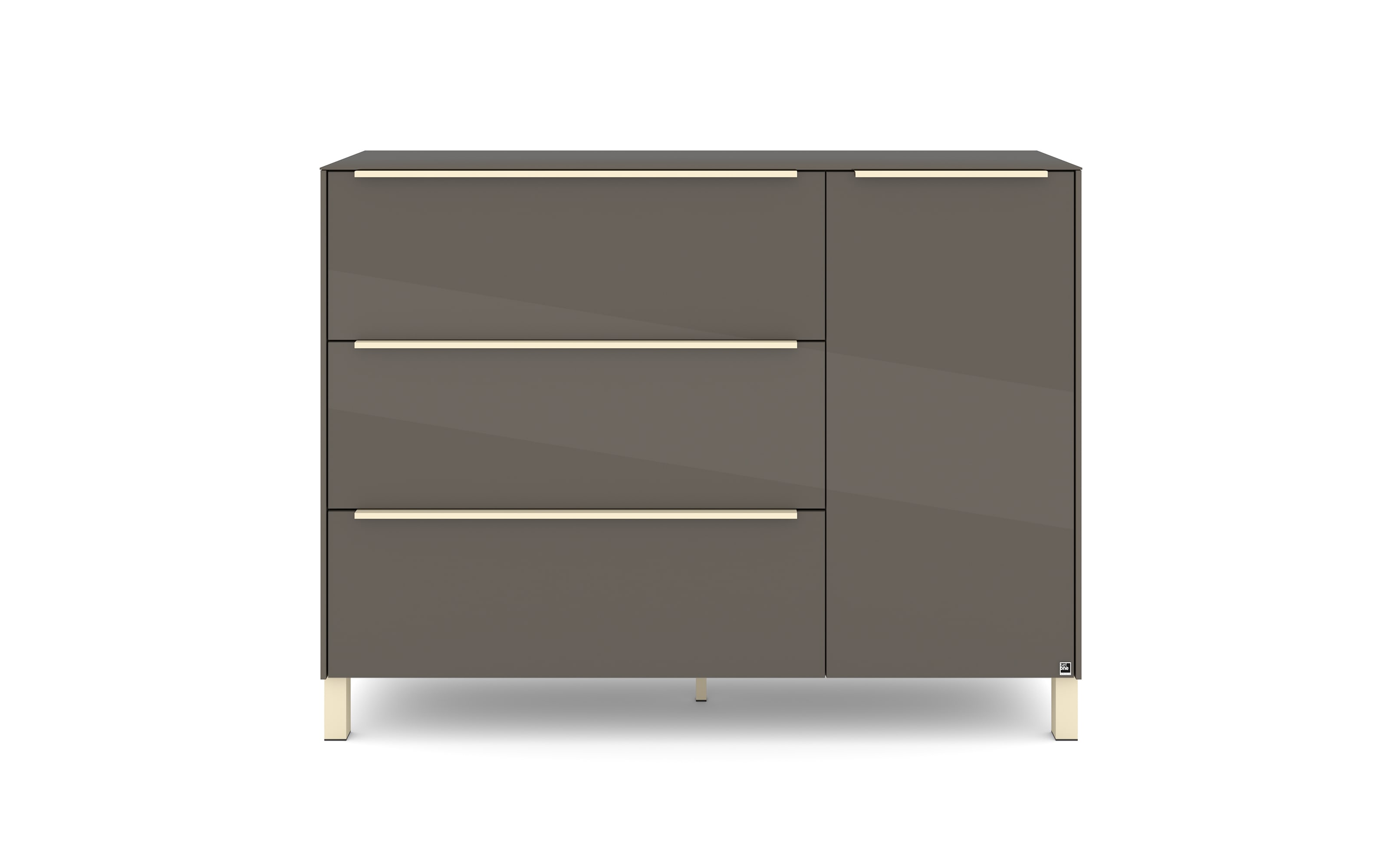 Kommode Reno, anthrazit/kaschmir