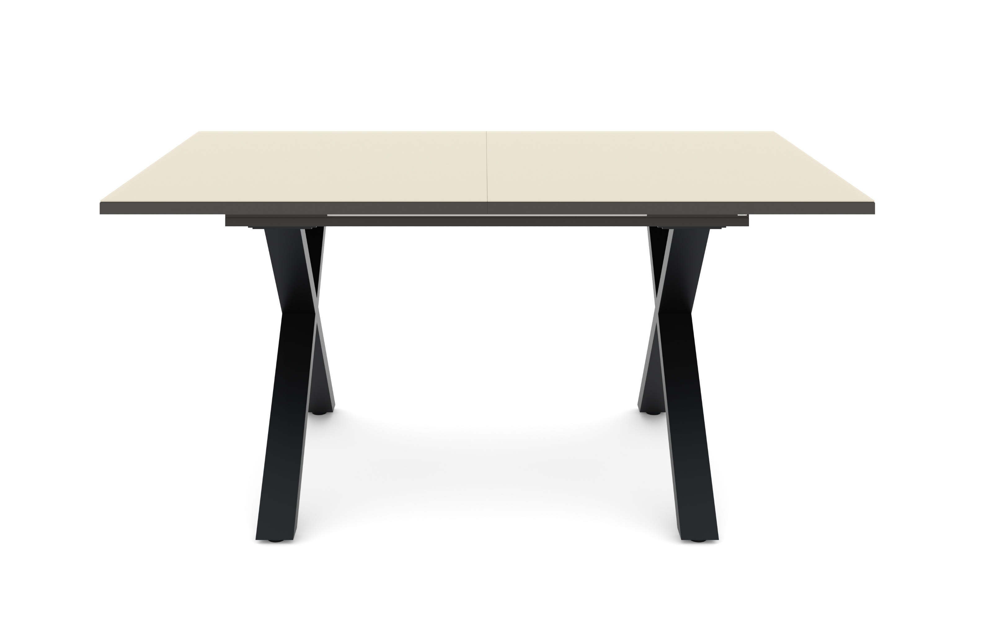 Esstisch Reno, kaschmir/schwarz