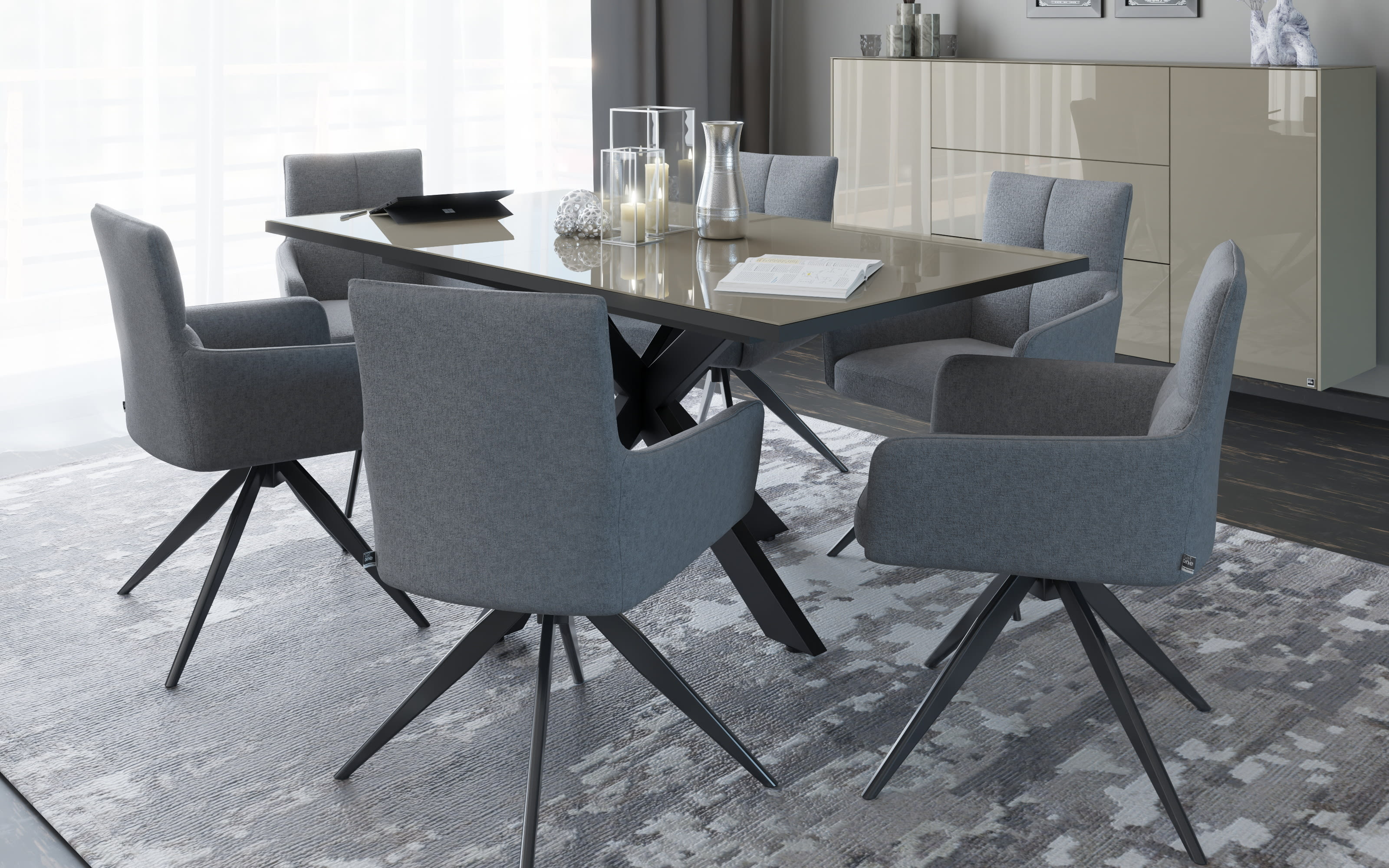 Esstisch Reno, taupe