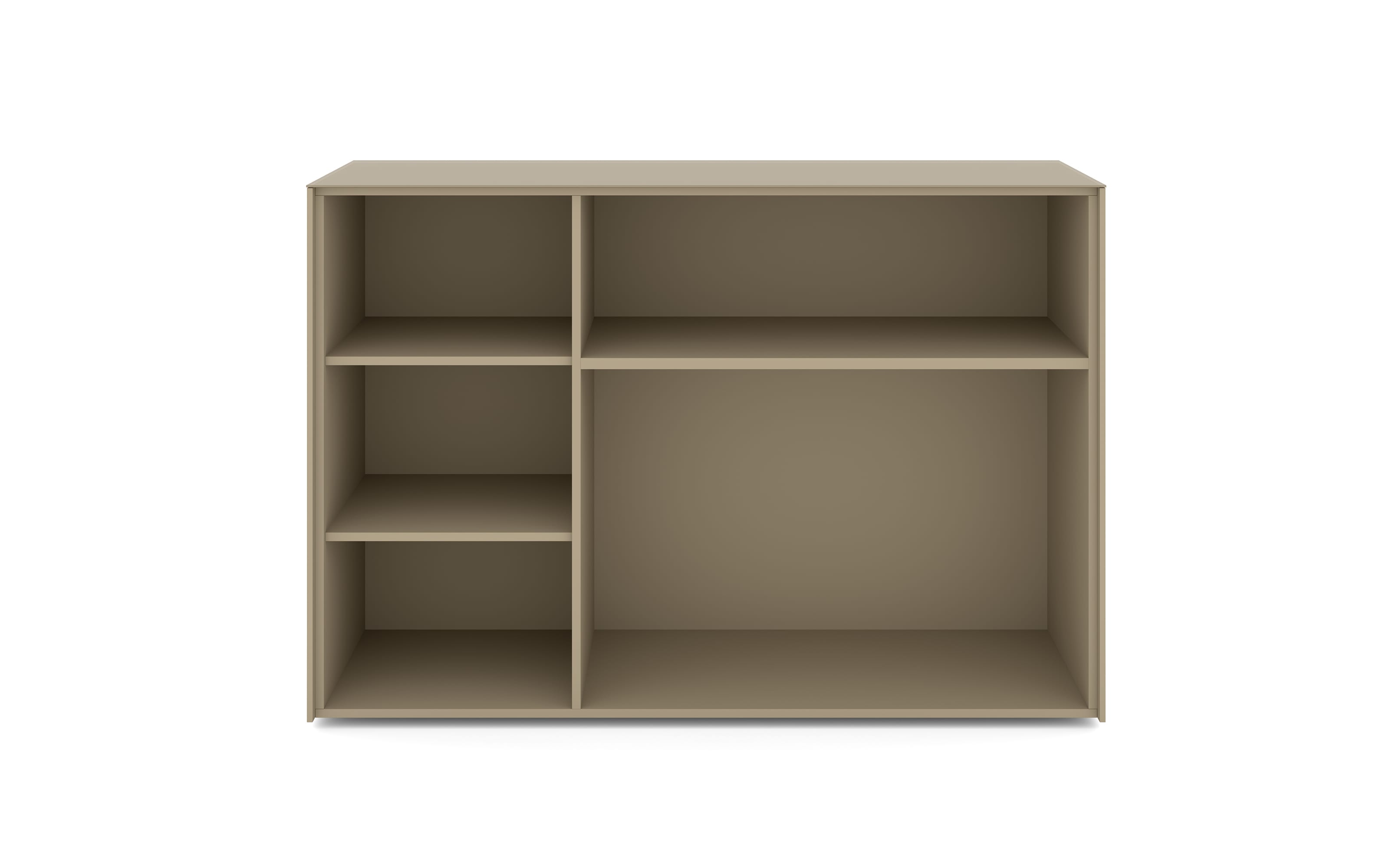 Kommode Reno, taupe/graphit