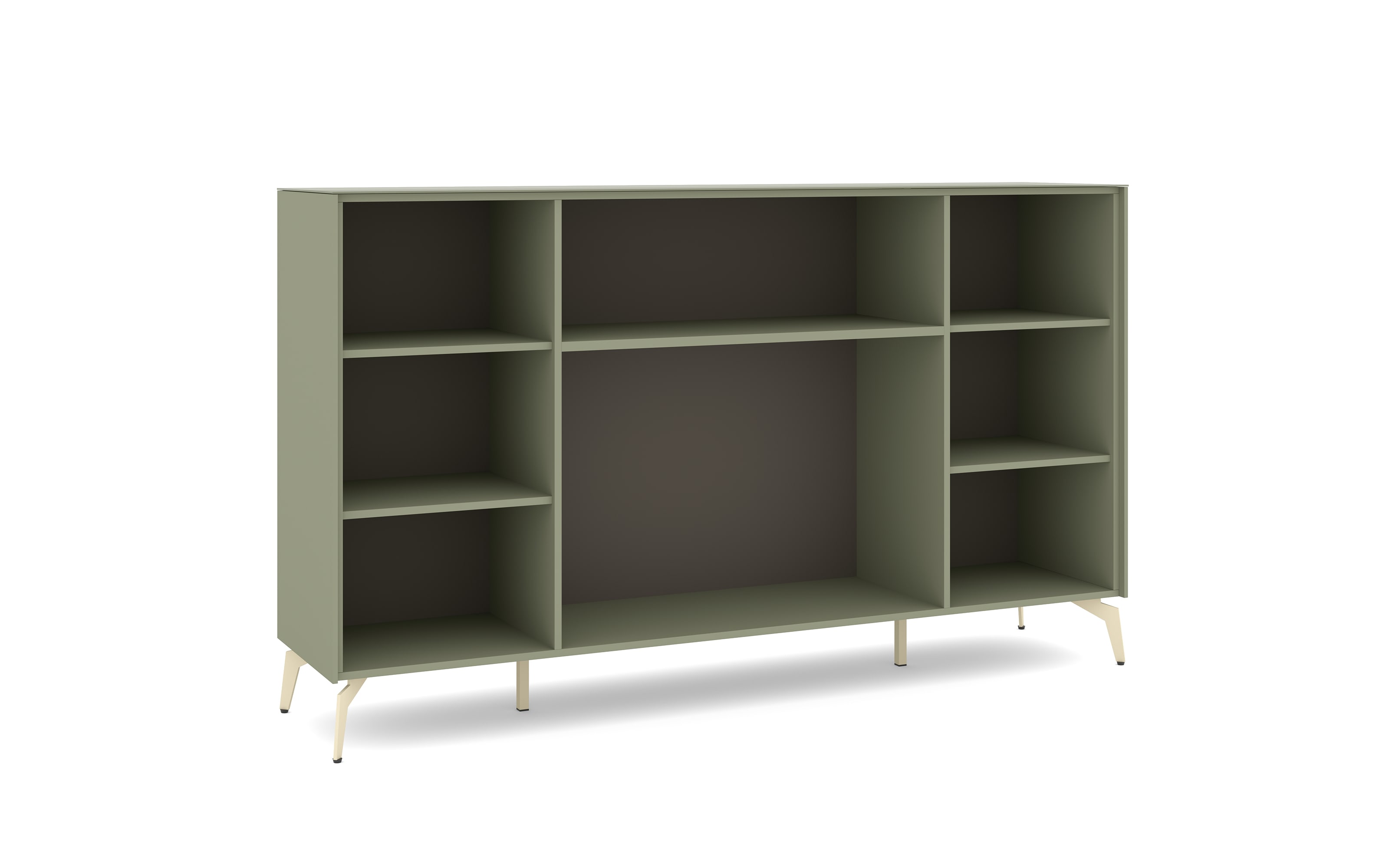 Kommode Reno, olivgrün/kaschmir