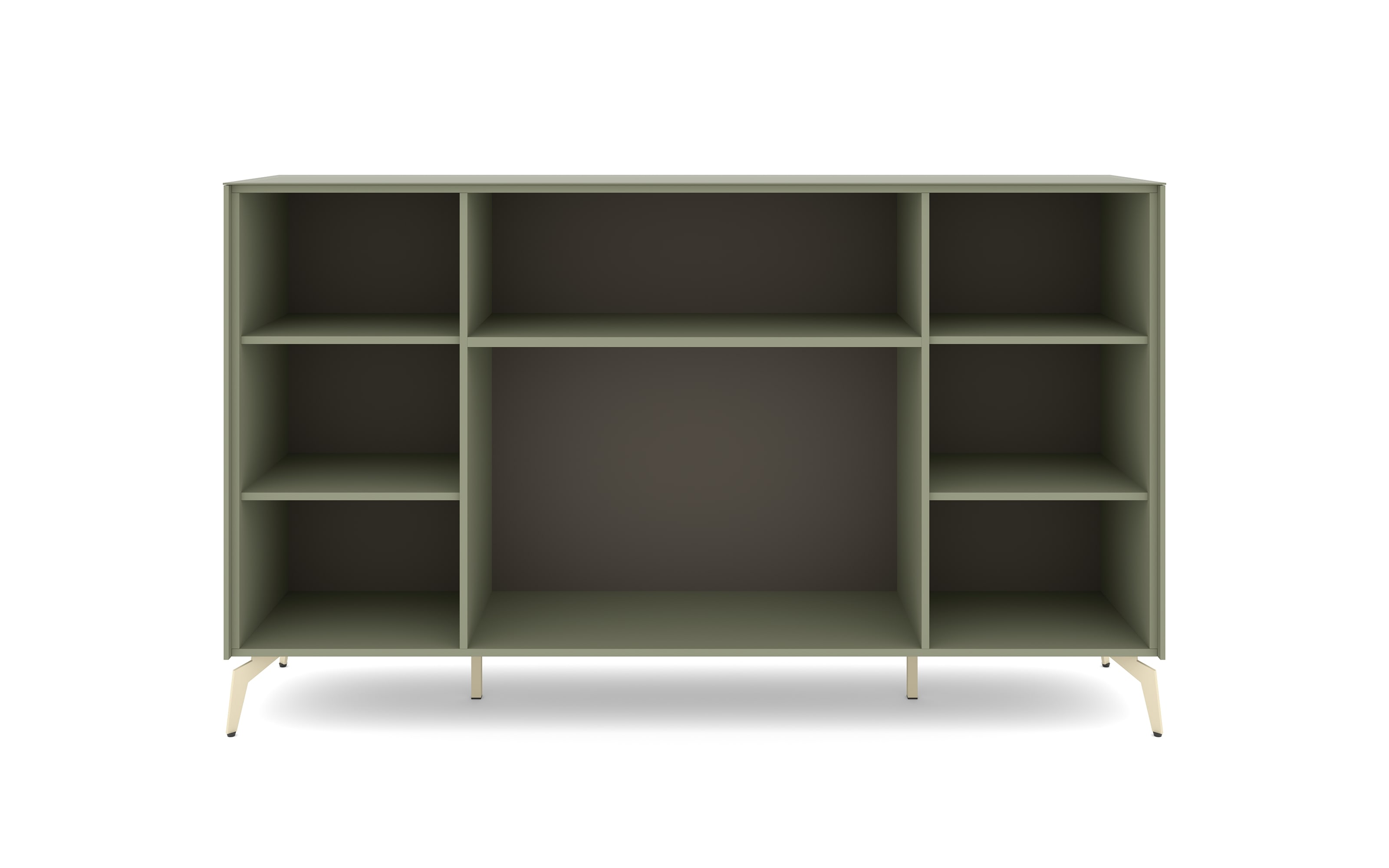 Kommode Reno, olivgrün/kaschmir