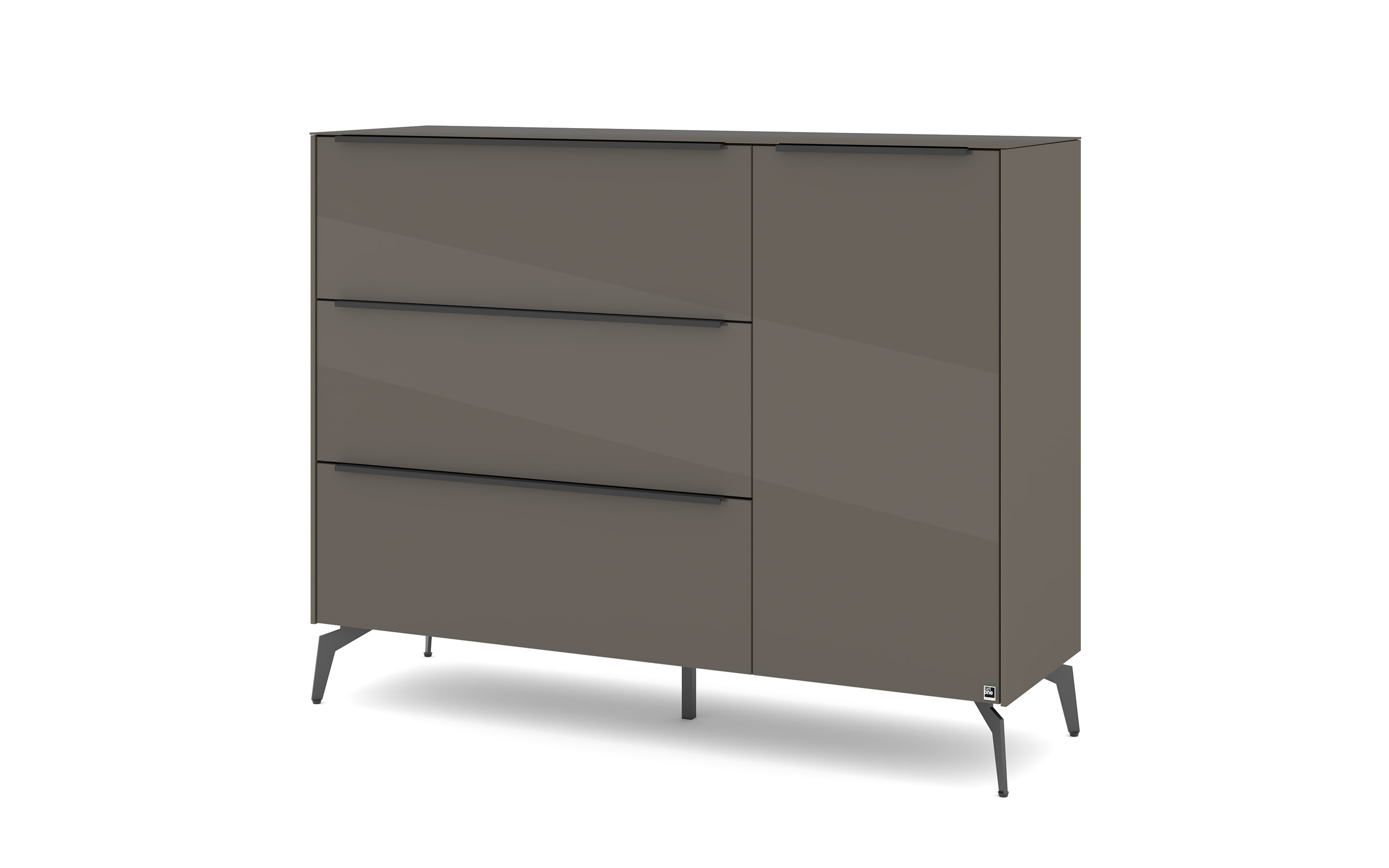 Kommode Reno, anthrazit/graphit