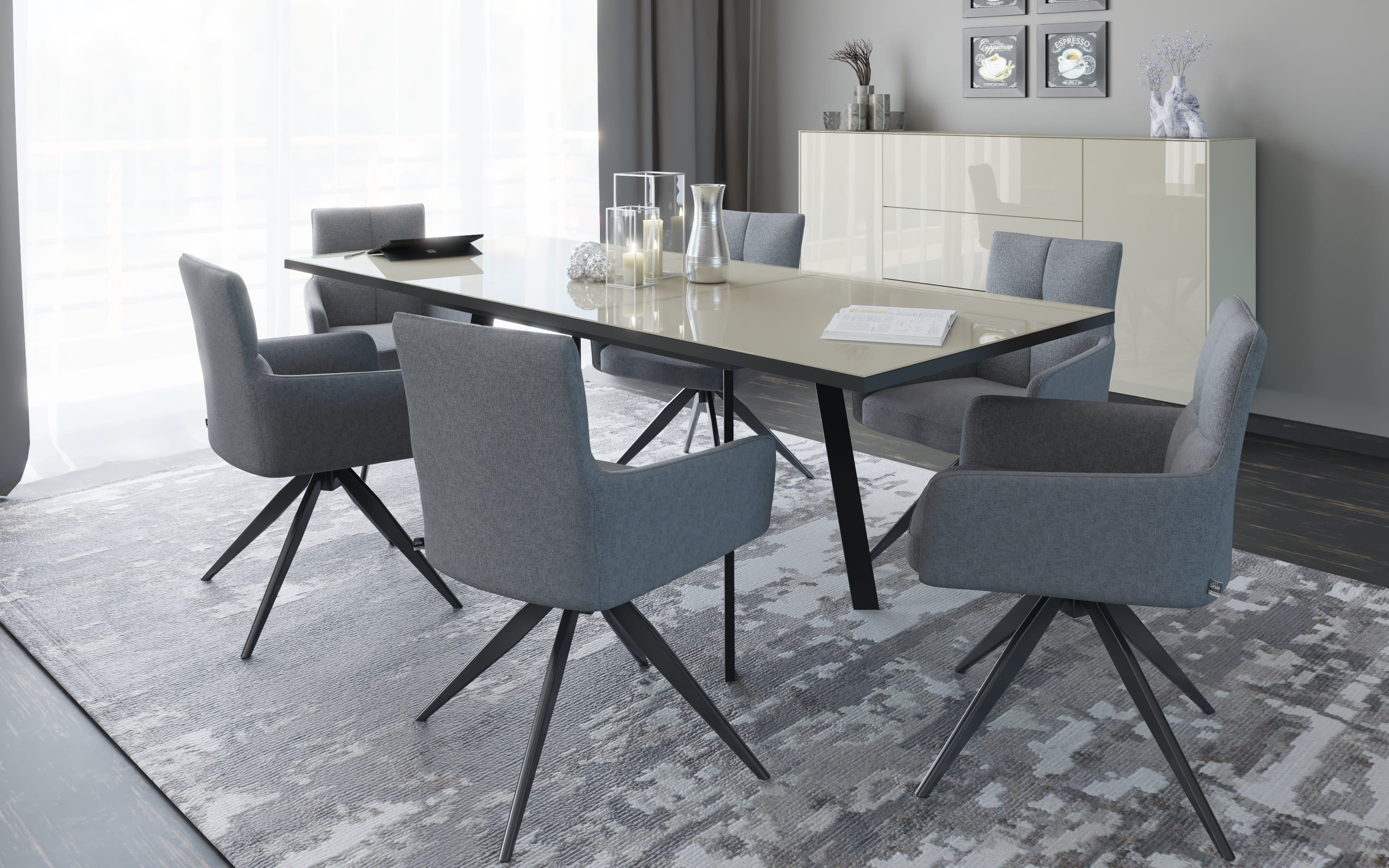 Esstisch Reno, kaschmir