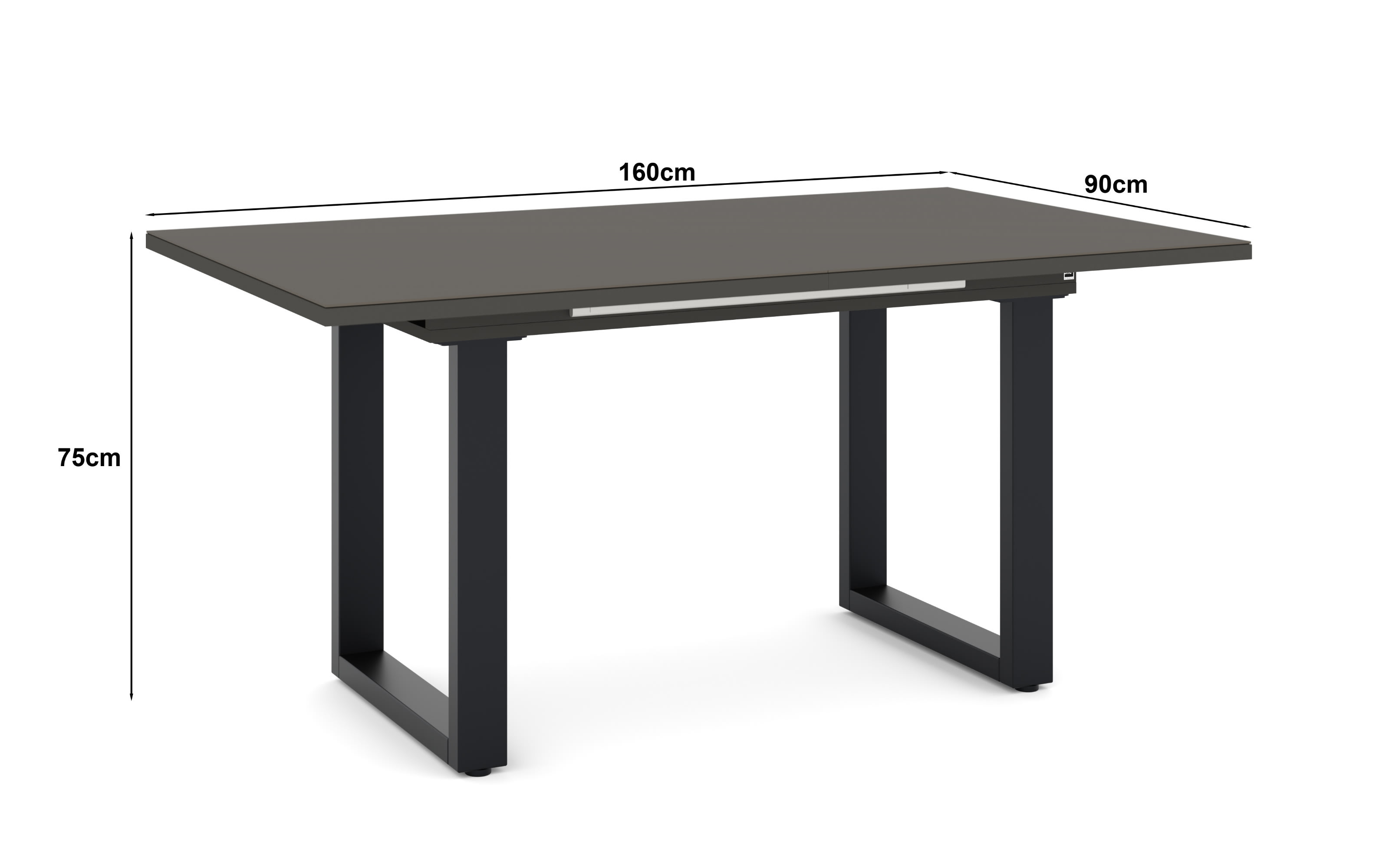 Esstisch Reno, anthrazit