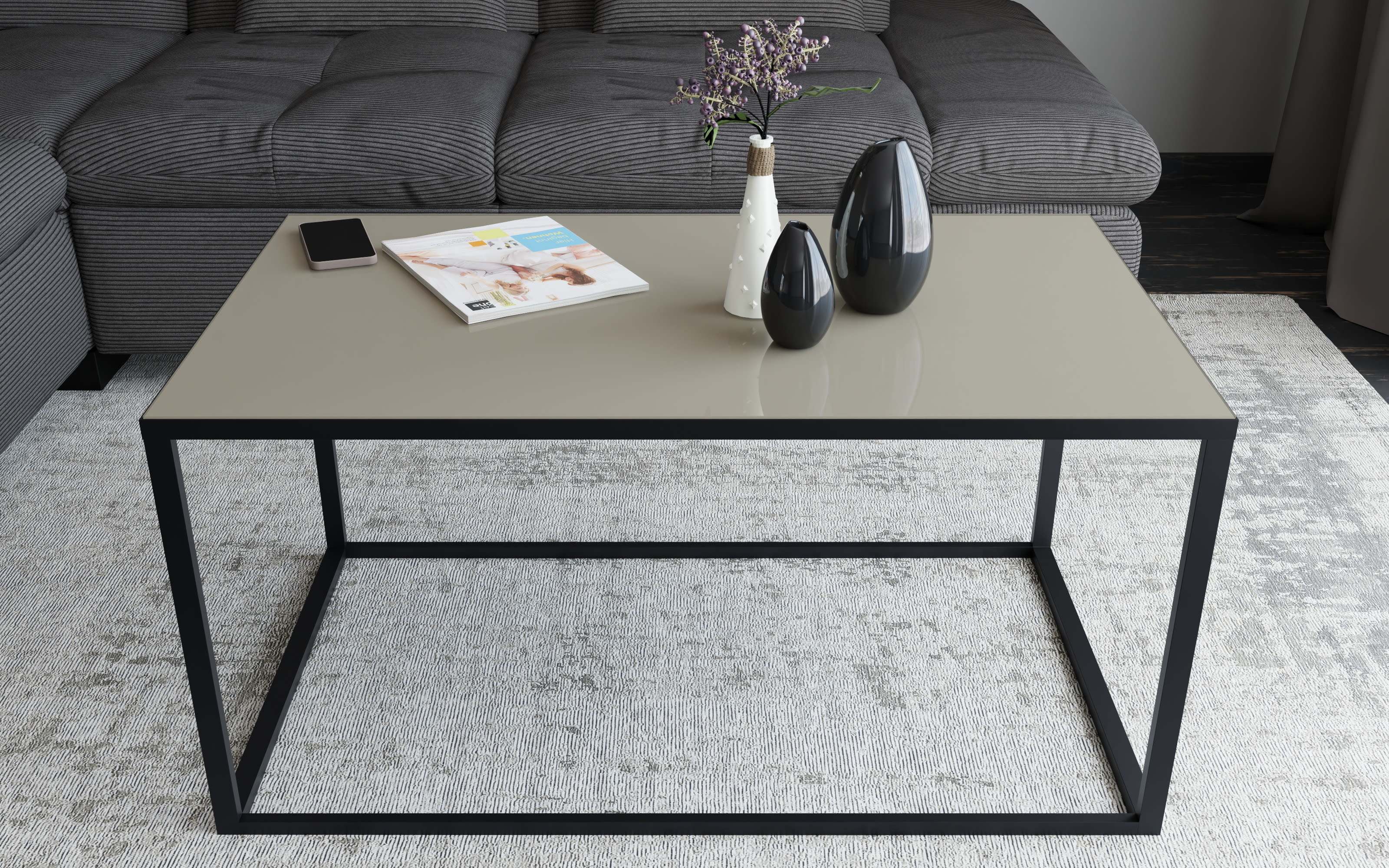 Couchtisch Reno, taupe, 100 cm