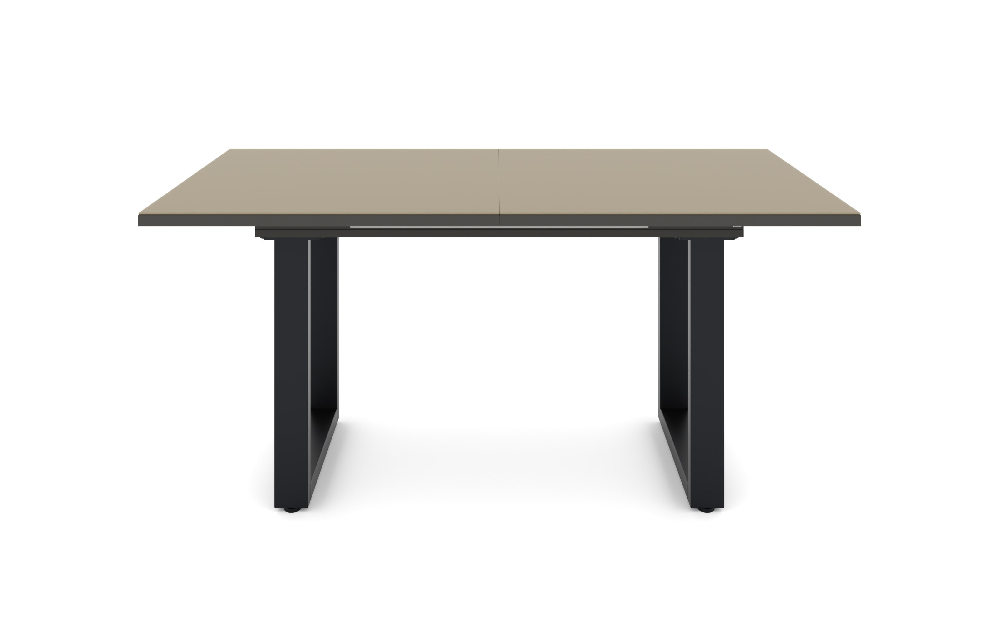 Esstisch Reno, taupe, inkl. Synchronauszug