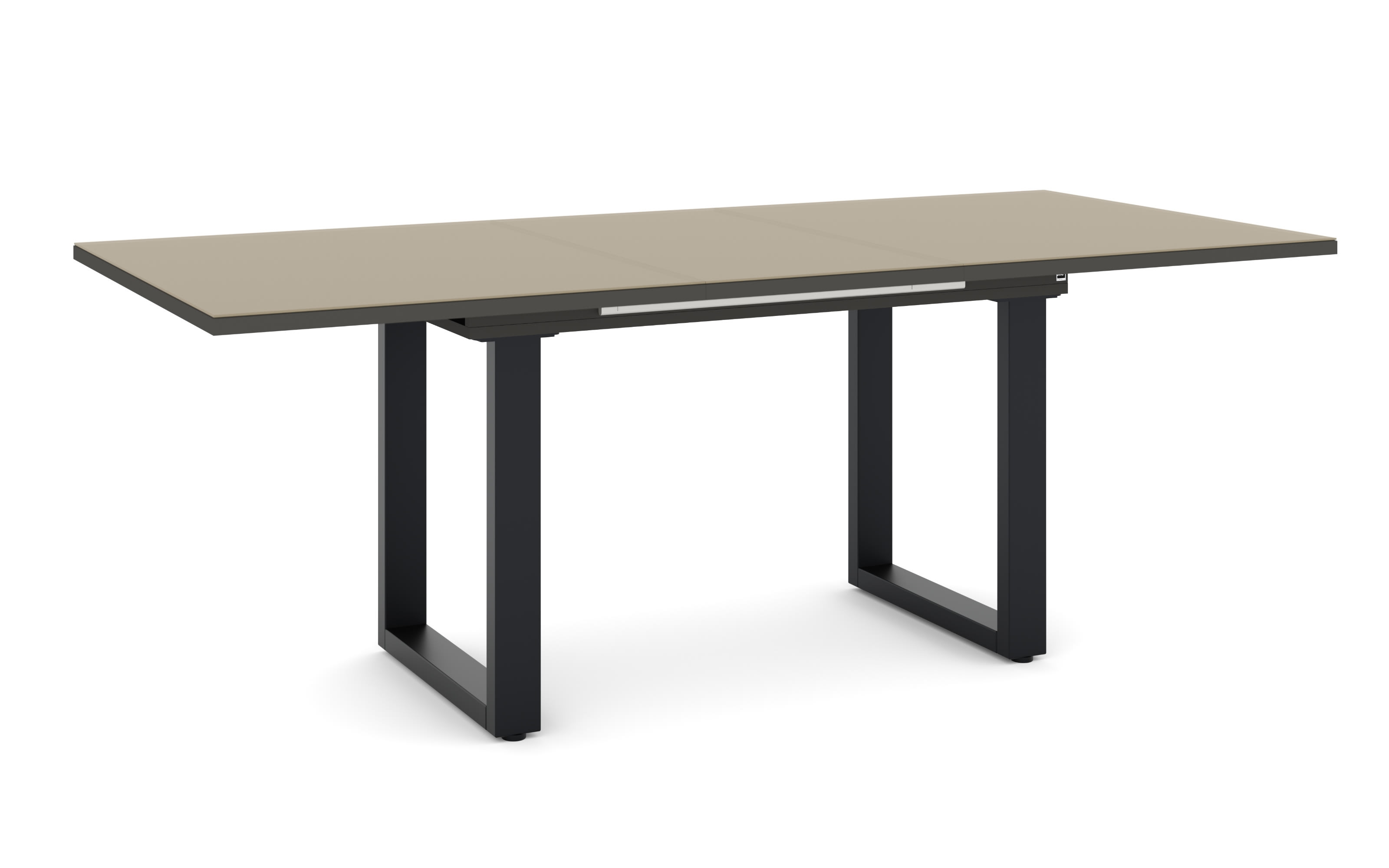 Esstisch Reno, taupe, inkl. Synchronauszug