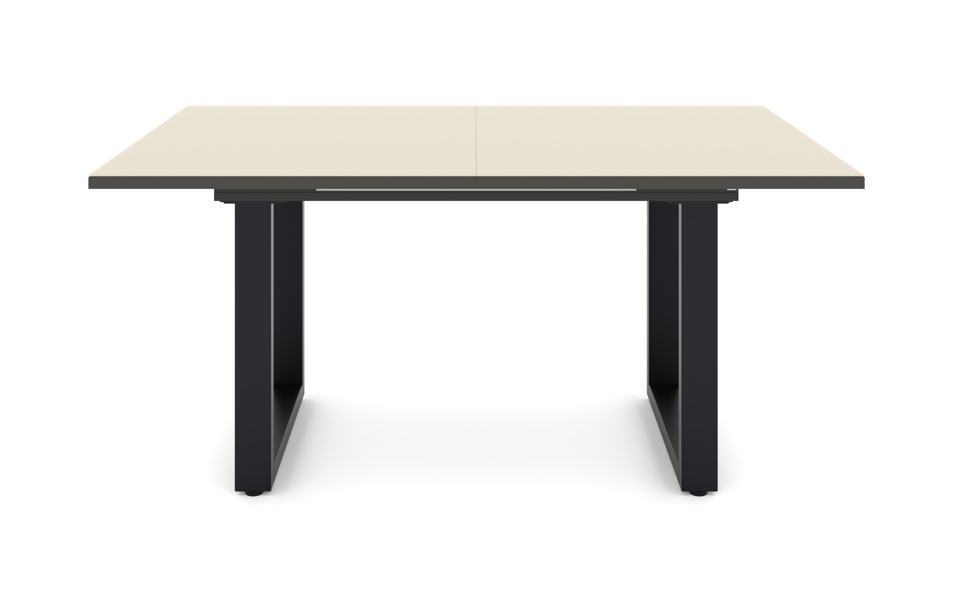 Esstisch Reno, kaschmir/schwarz, inkl. Synchronauszug