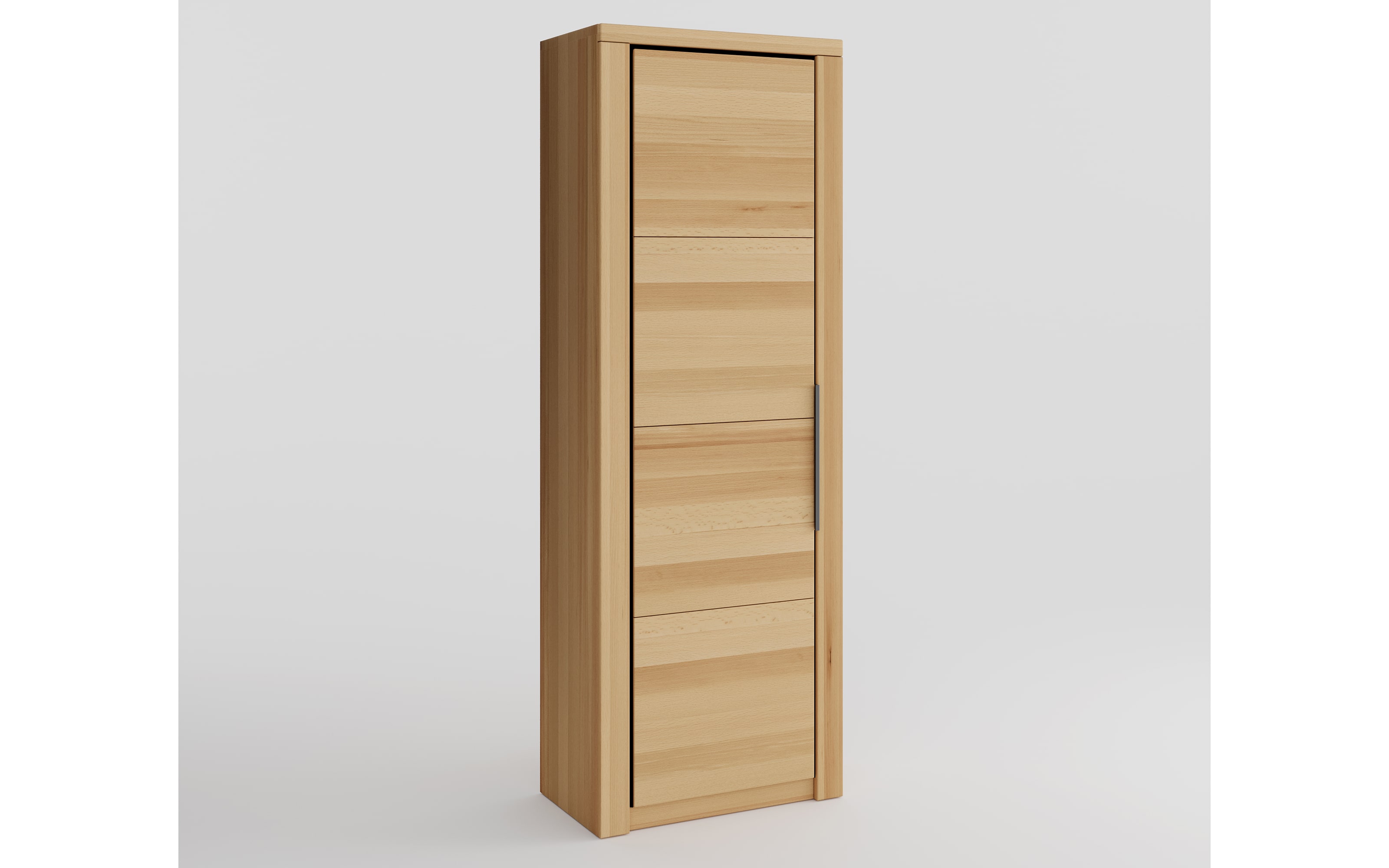 Dielenschrank Brest, teilmassive Buche