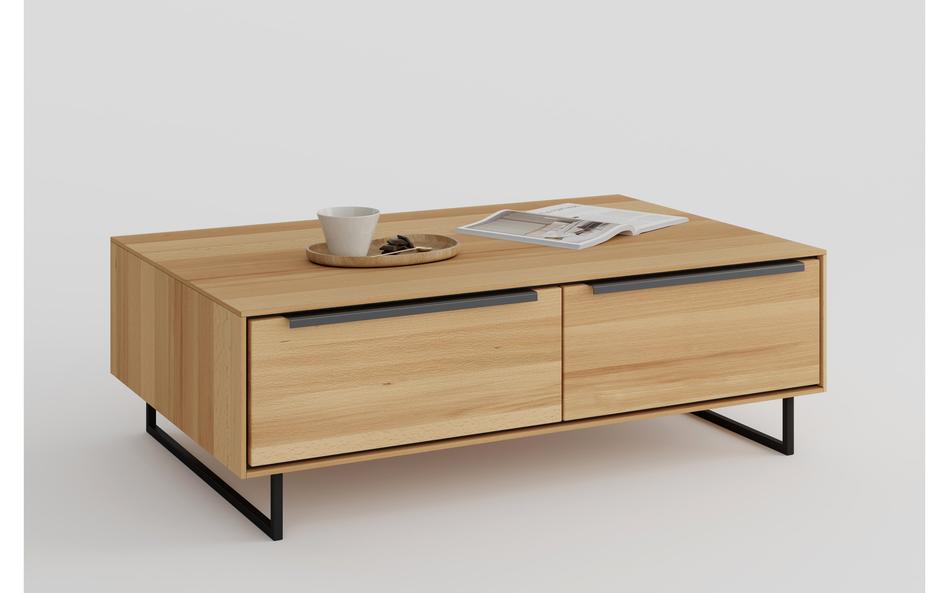 Couchtisch Brest massive Buche