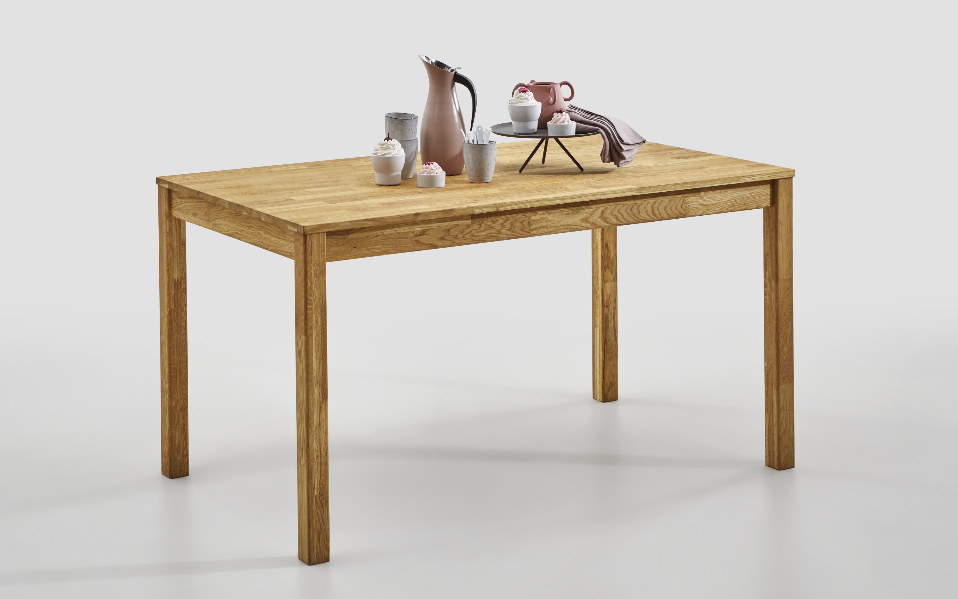 Esstisch Chris, Eiche massiv, geölt, 110 cm