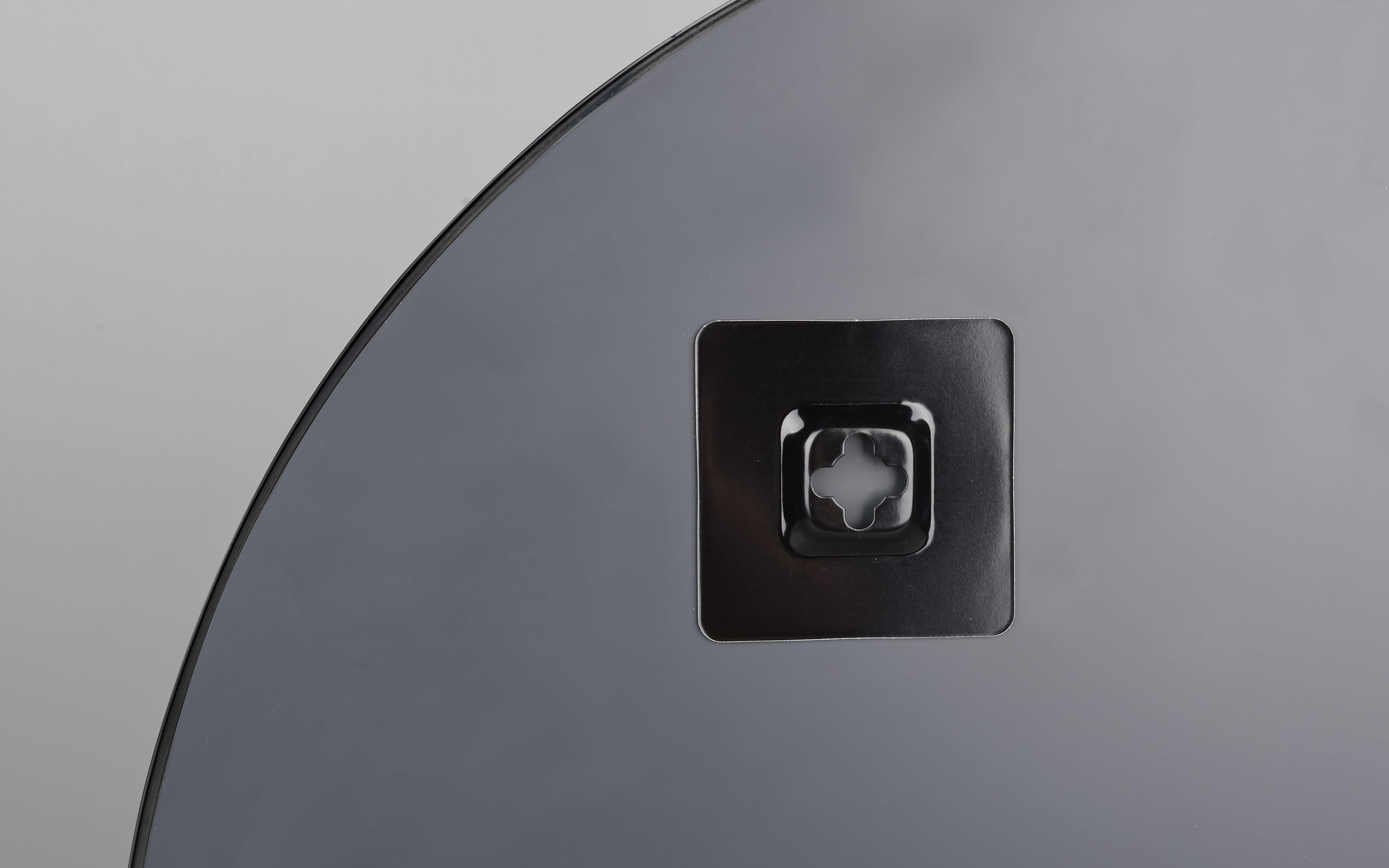 Metallspiegel Esra, schwarz, 50 cm