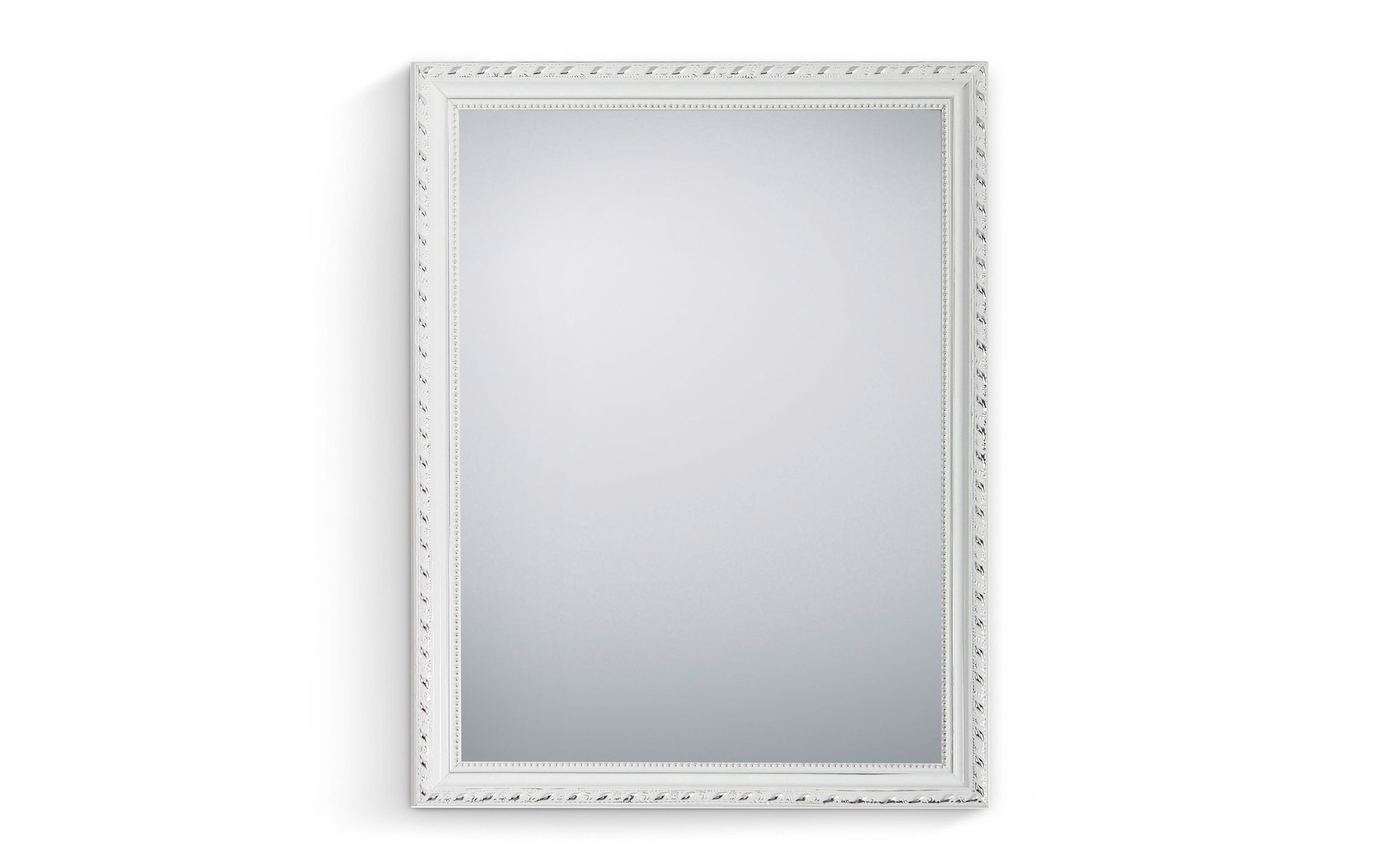 Rahmenspiegel Loreley, weiß, 34 x 45 cm