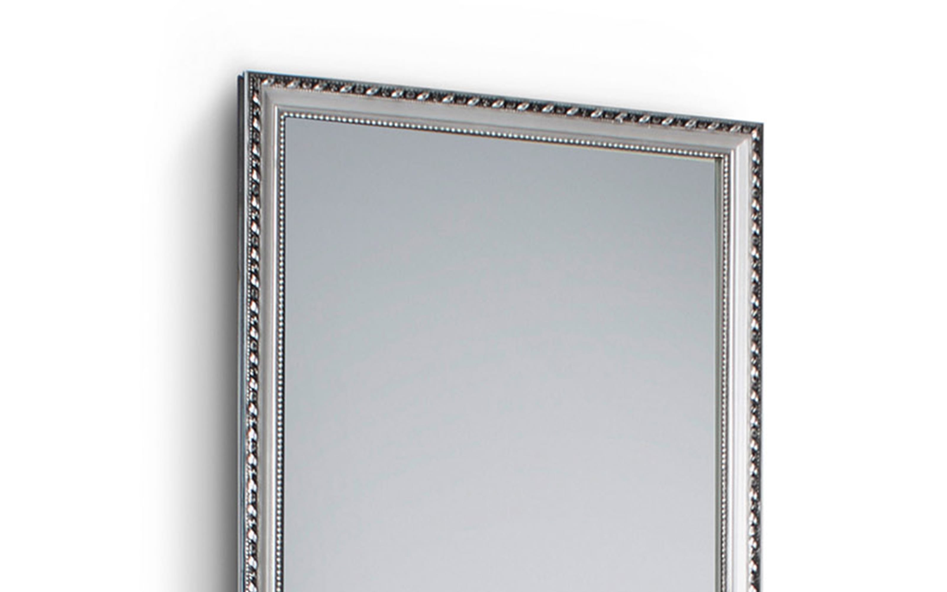 Rahmenspiegel Loreley, silberfarbig, 35 x 125 cm