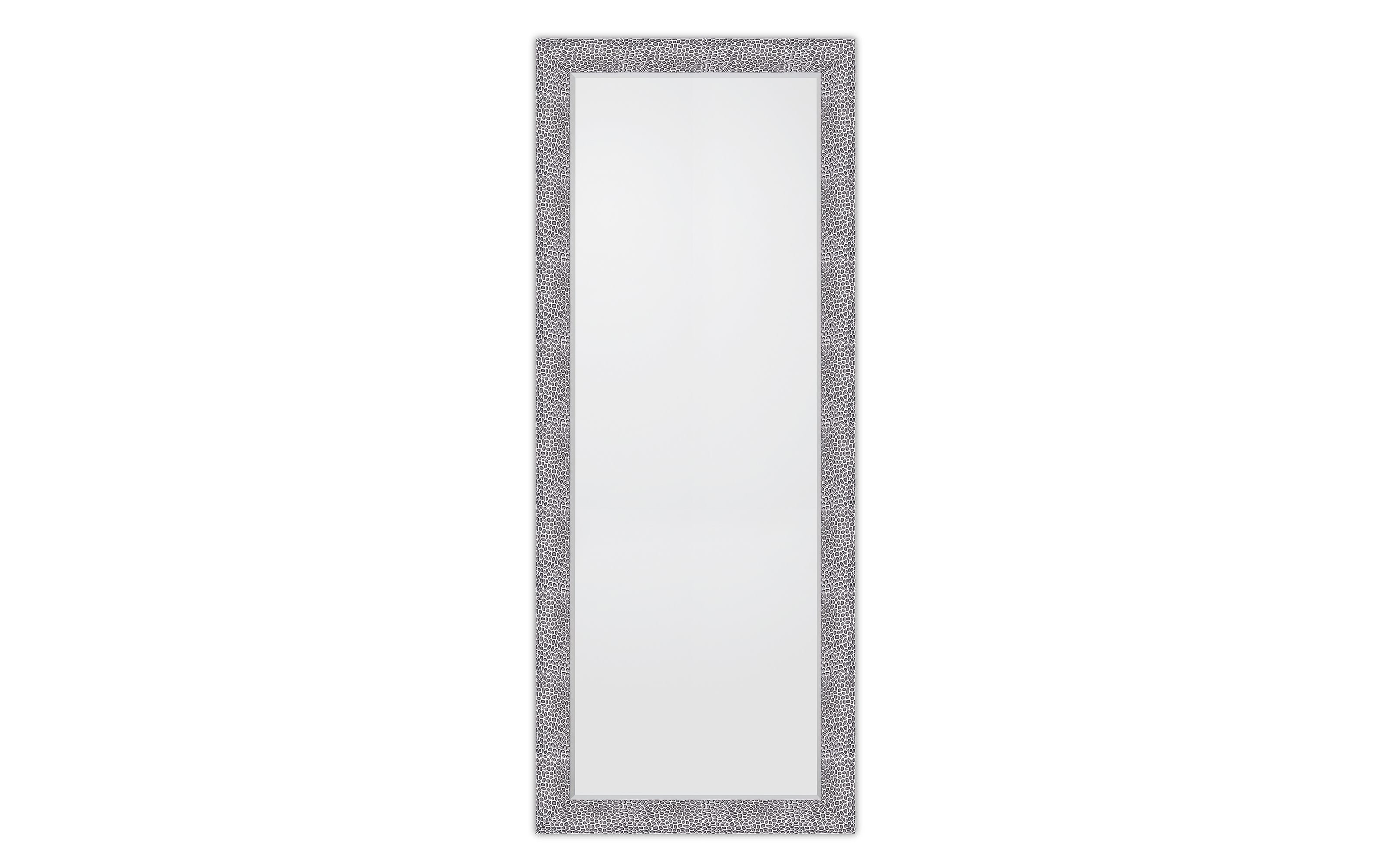 Rahmenspiegel Amy, schwarz/chromfarbig, 70 x 170 cm