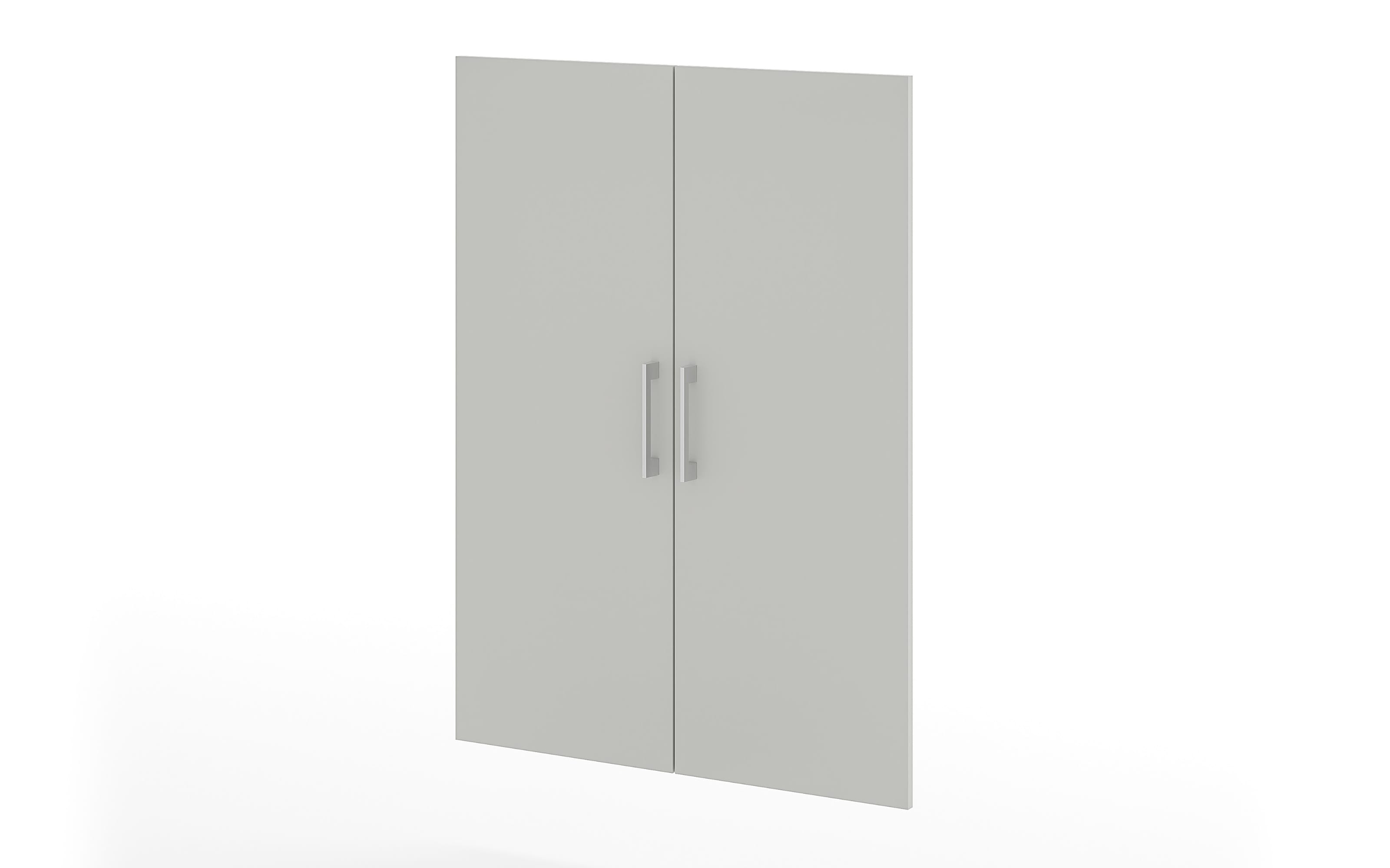 2er-Türen Vary, kreidegrau, 77 cm