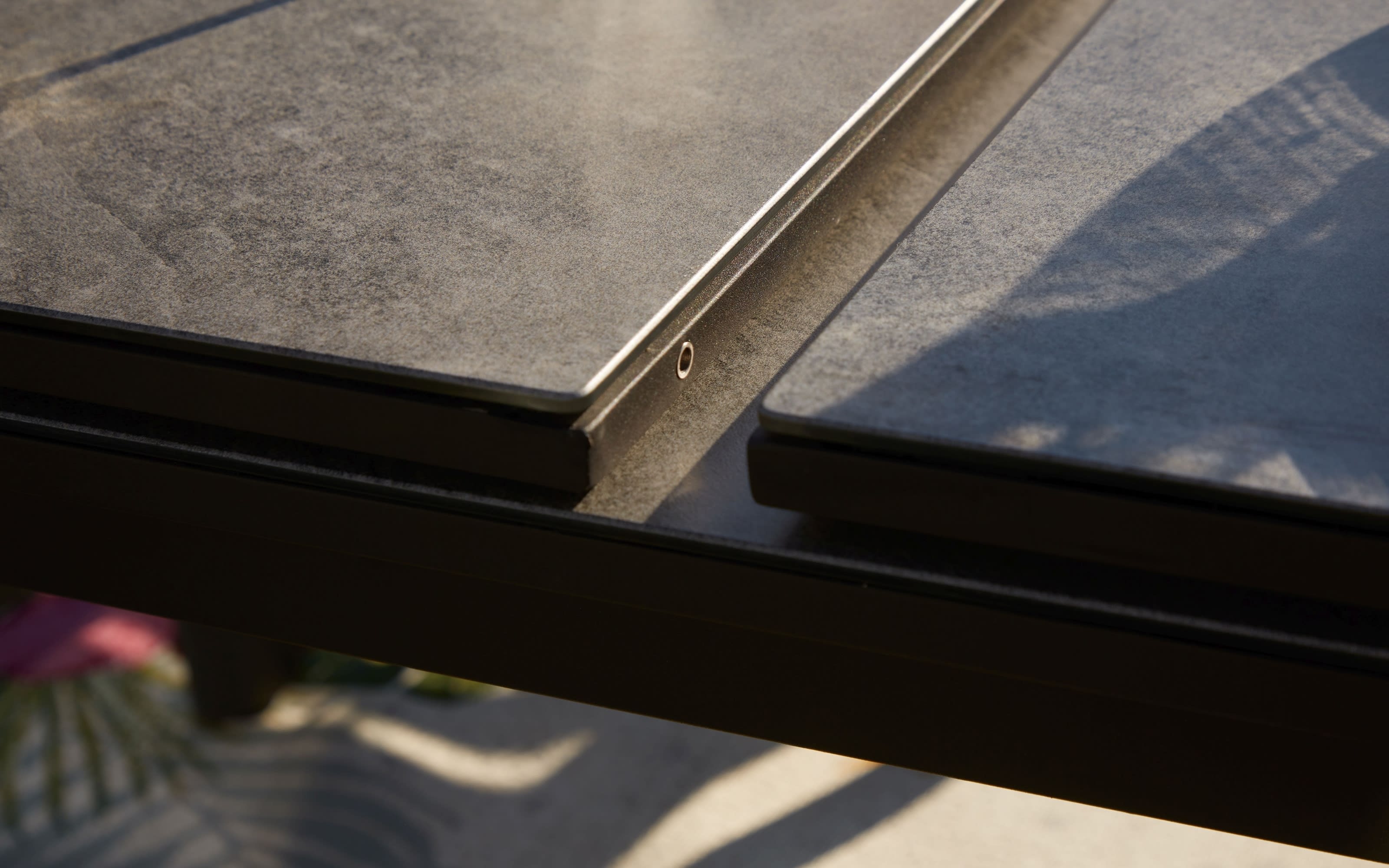 Garten-Esstisch Bondino, anthrazit/grau, inkl. Ausziehfunktion