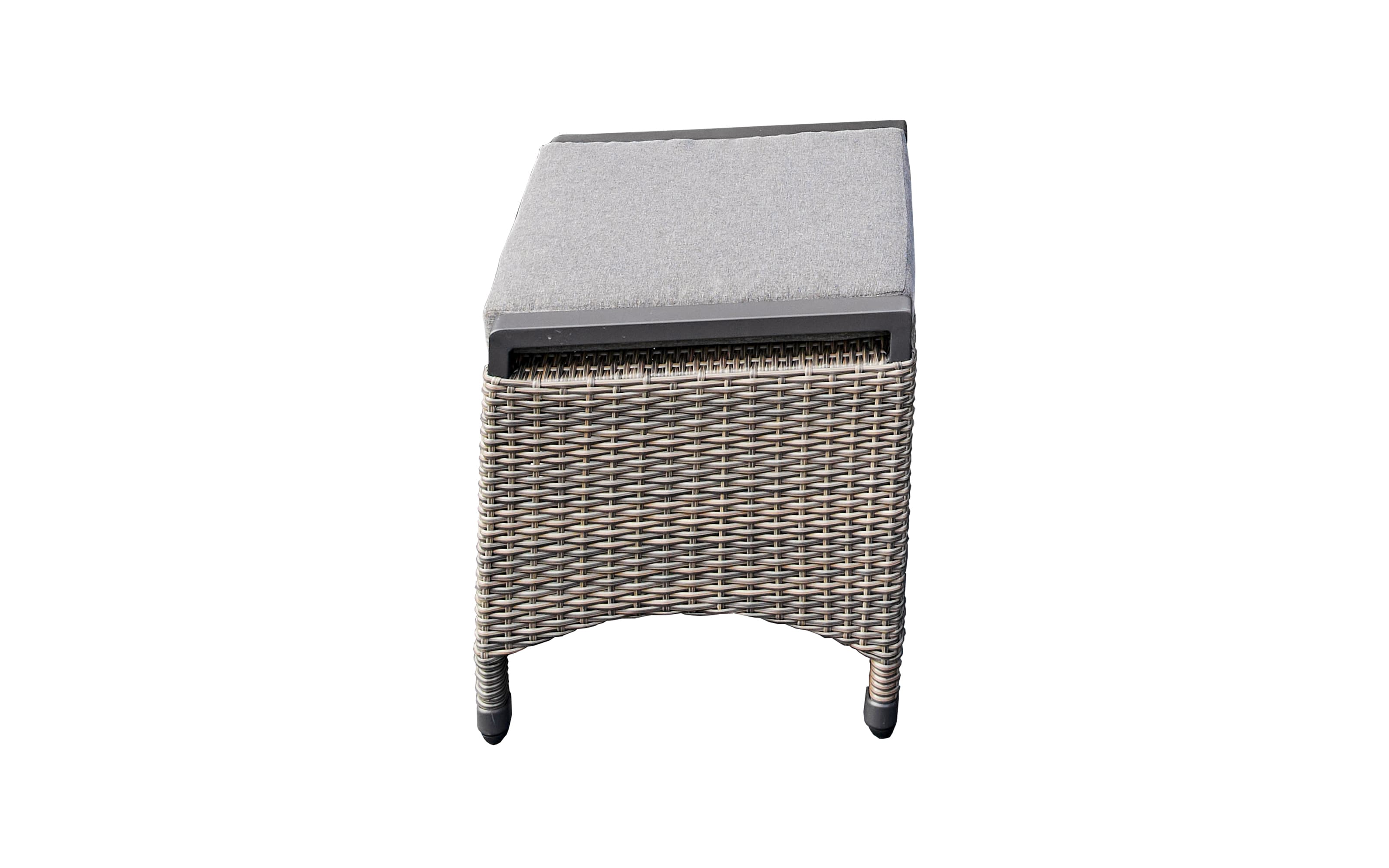 Gartenhocker Hades, braungrau meliert