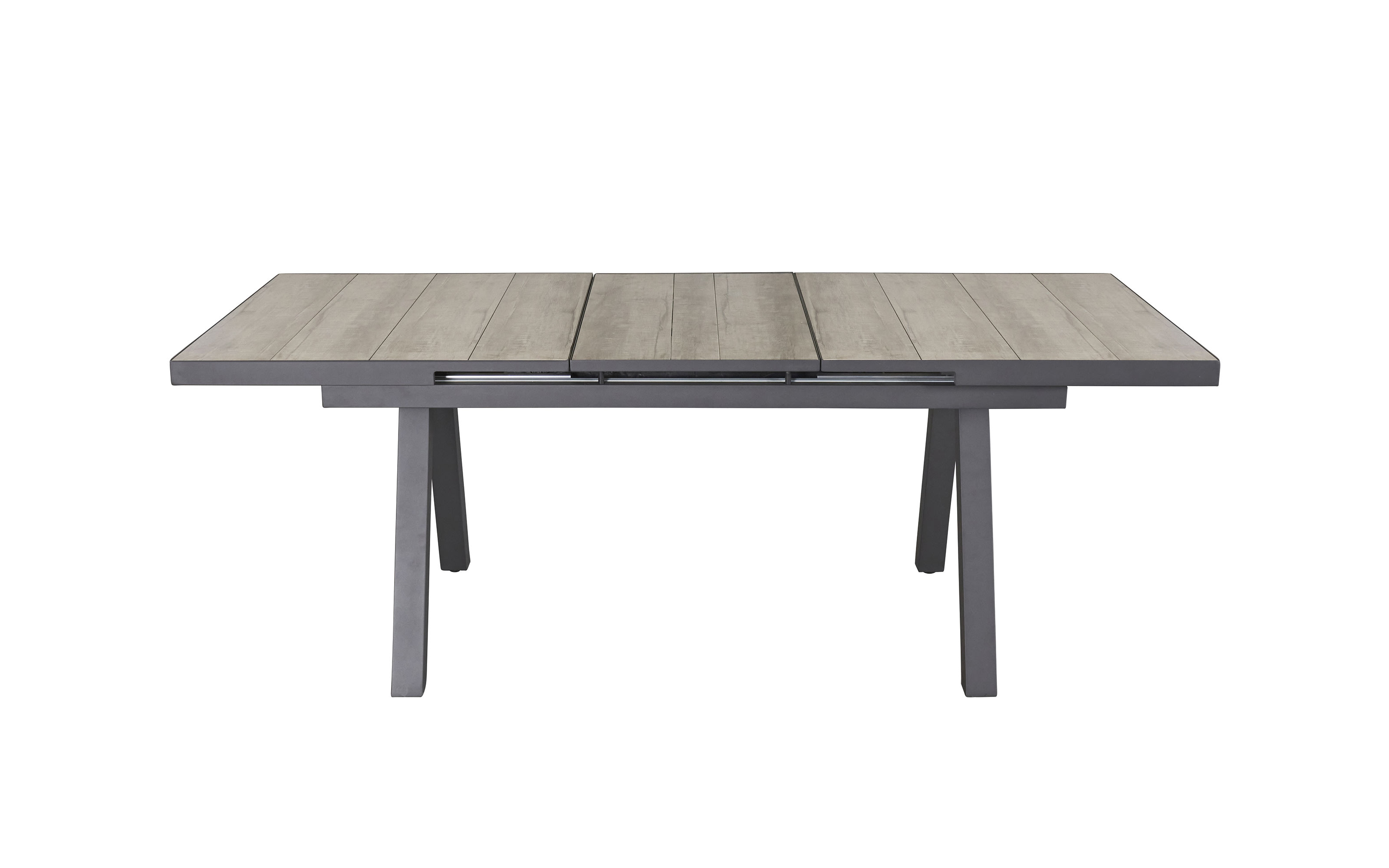 Gartentisch Komido, anthrazit, inkl. Ausziehfunktion