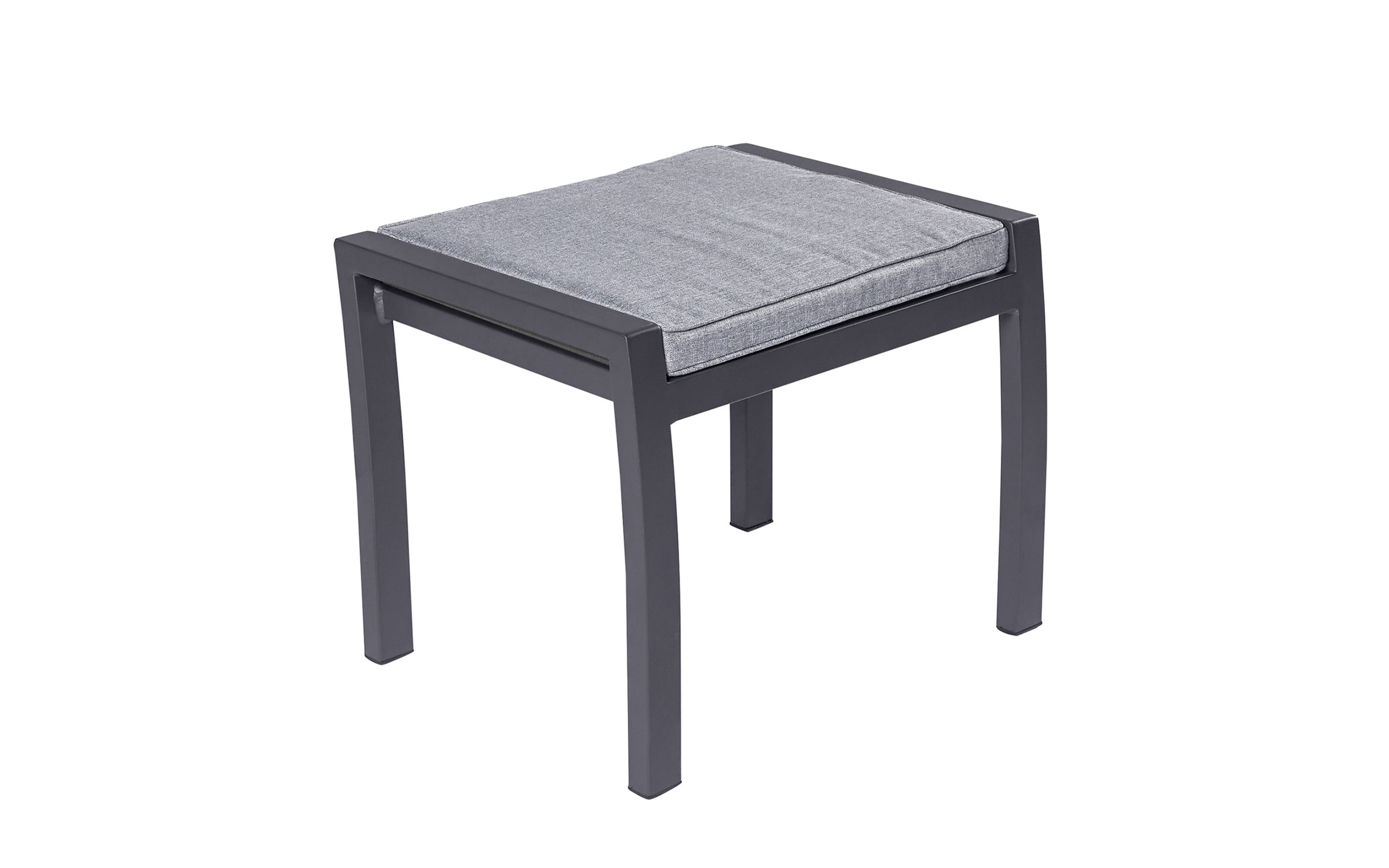 Hocker Sondrino, silber/hellgrau