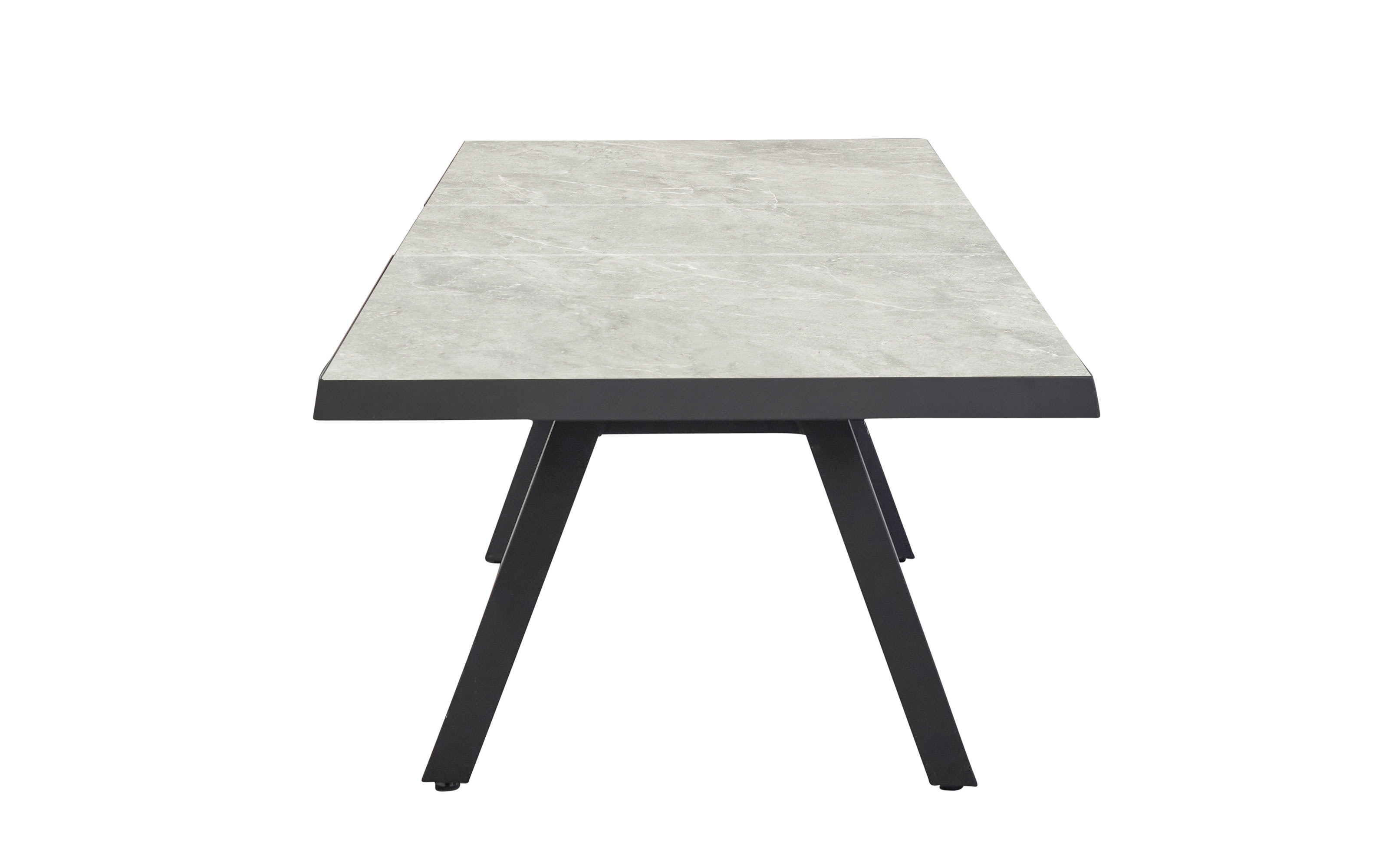 Ausziehtisch Bari, anthrazit/grau, inkl. Synchronauszug