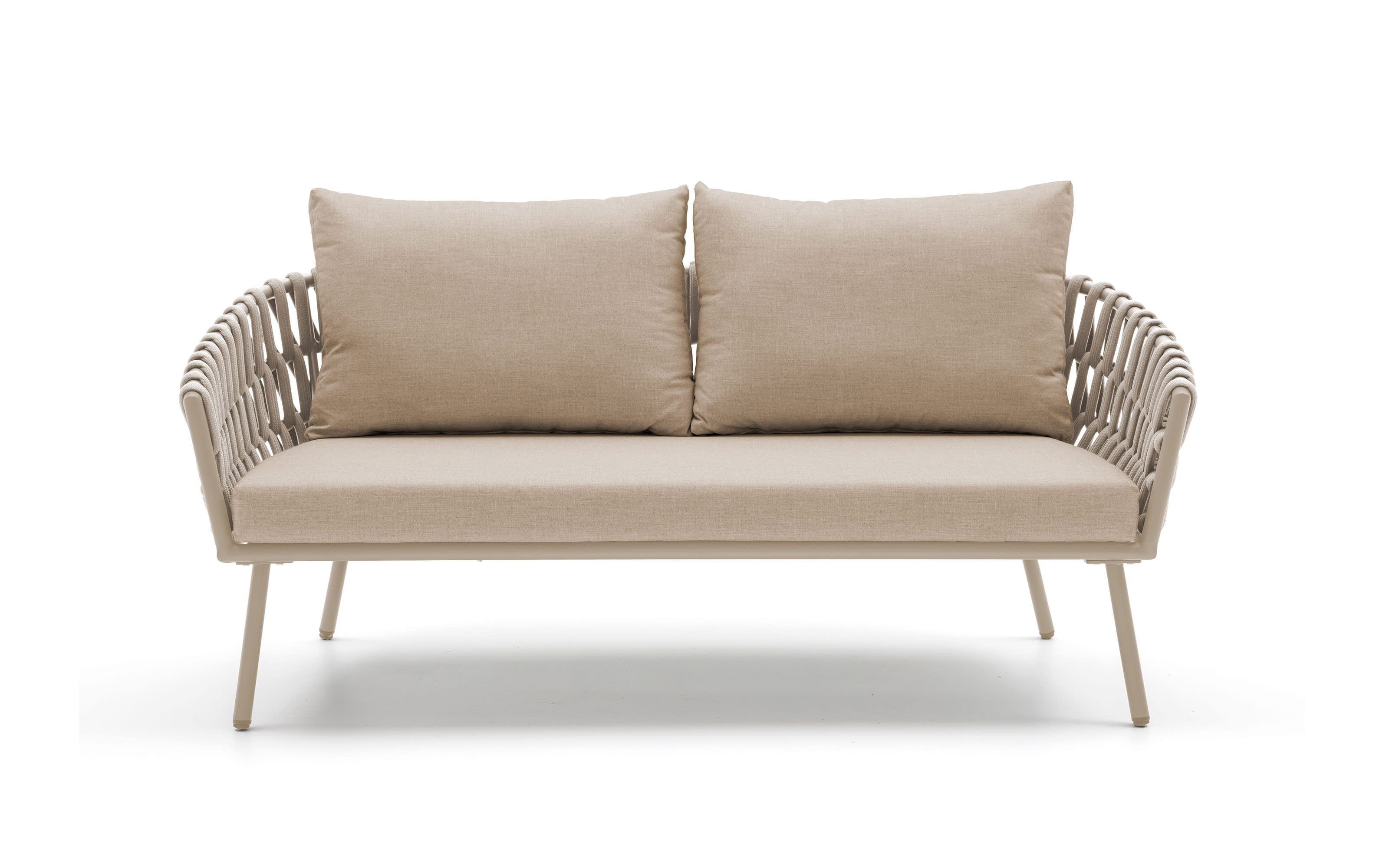 Gartenset Acerra, taupe/grau, 4-teilig