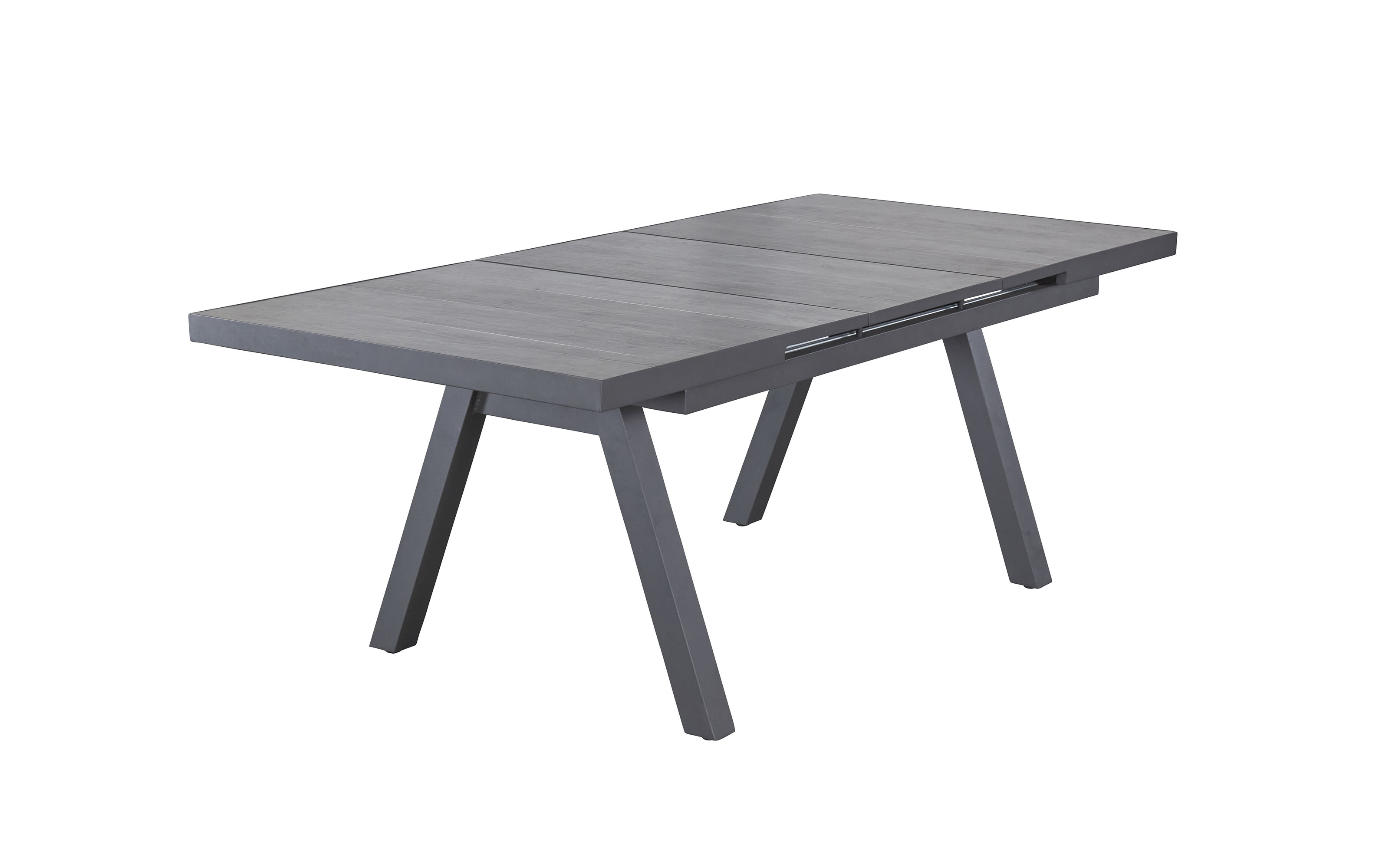 Ausziehtisch Keramo, anthrazit, inkl. Ausziehfunktion