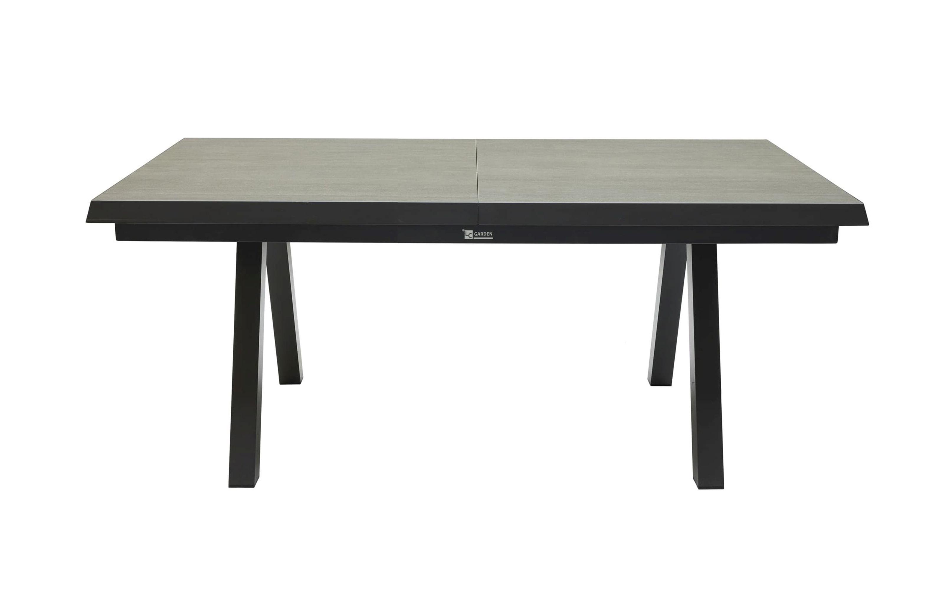 Ausziehtisch Vivera-Stone, anthrazit, inkl. Synchronauszug
