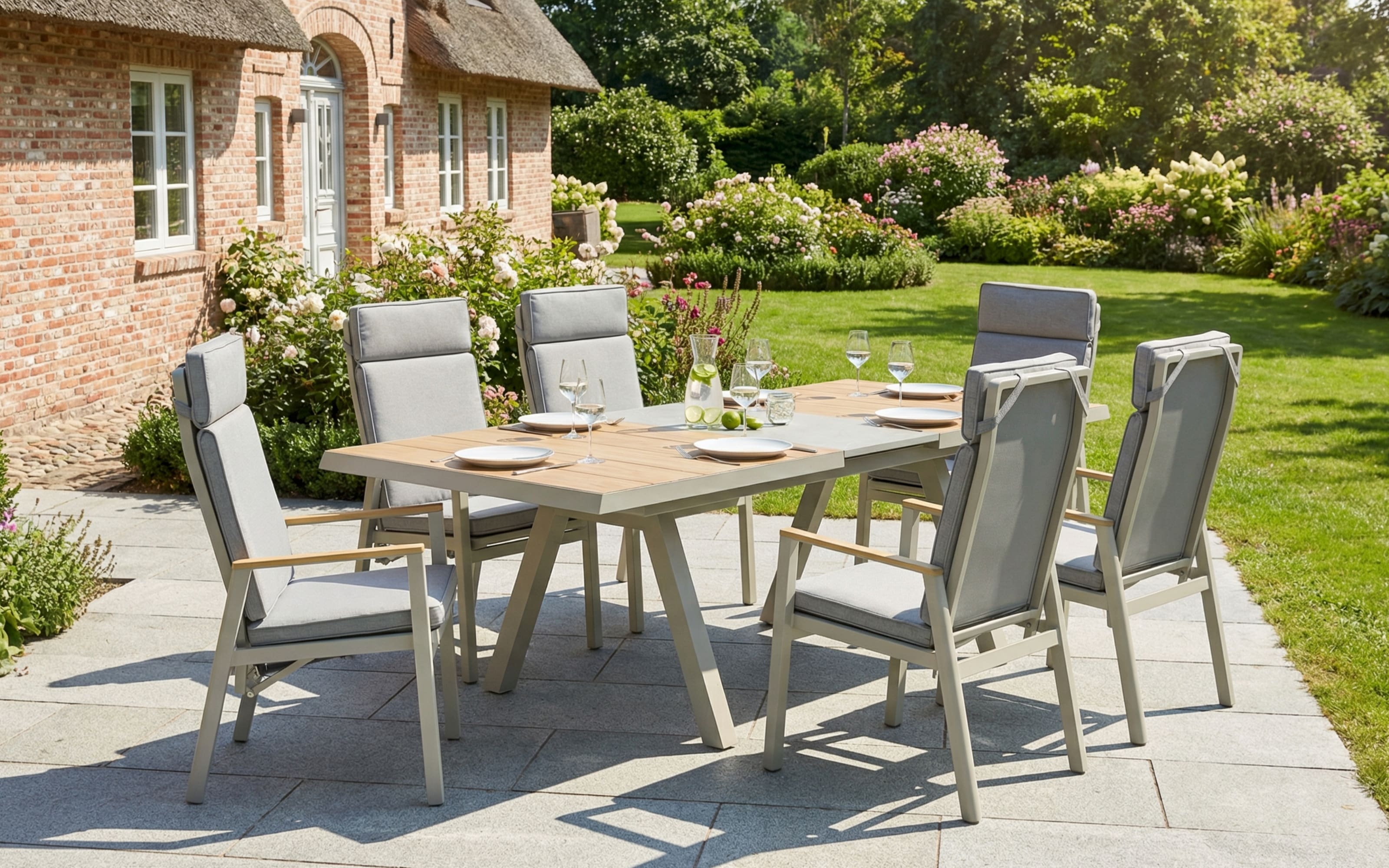 Positionsstuhl Mira, beige