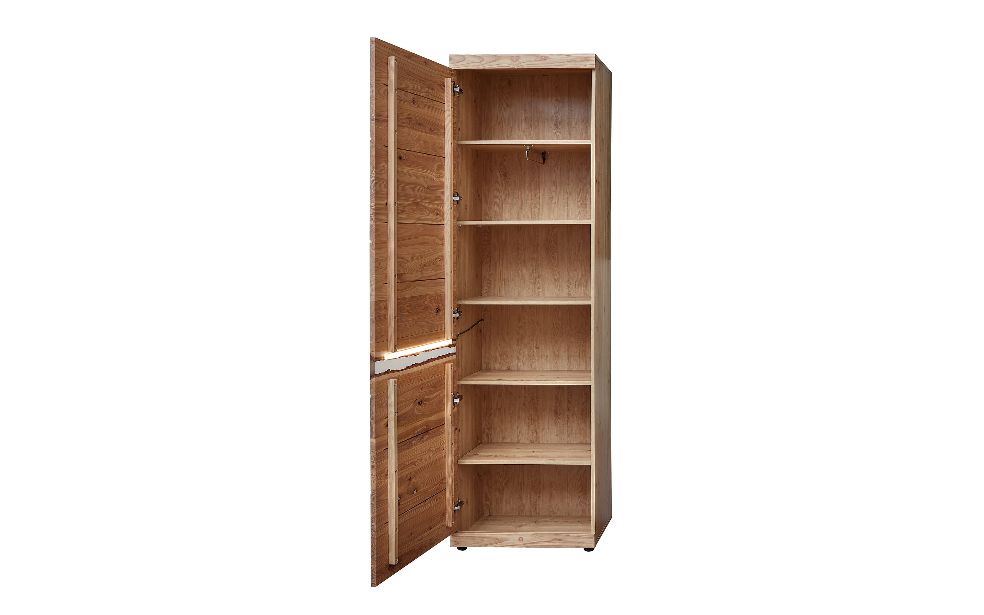 Garderobenschrank Talya, Altesche/Artisan Eiche Nachbildung, inkl. LED-Beleuchtung