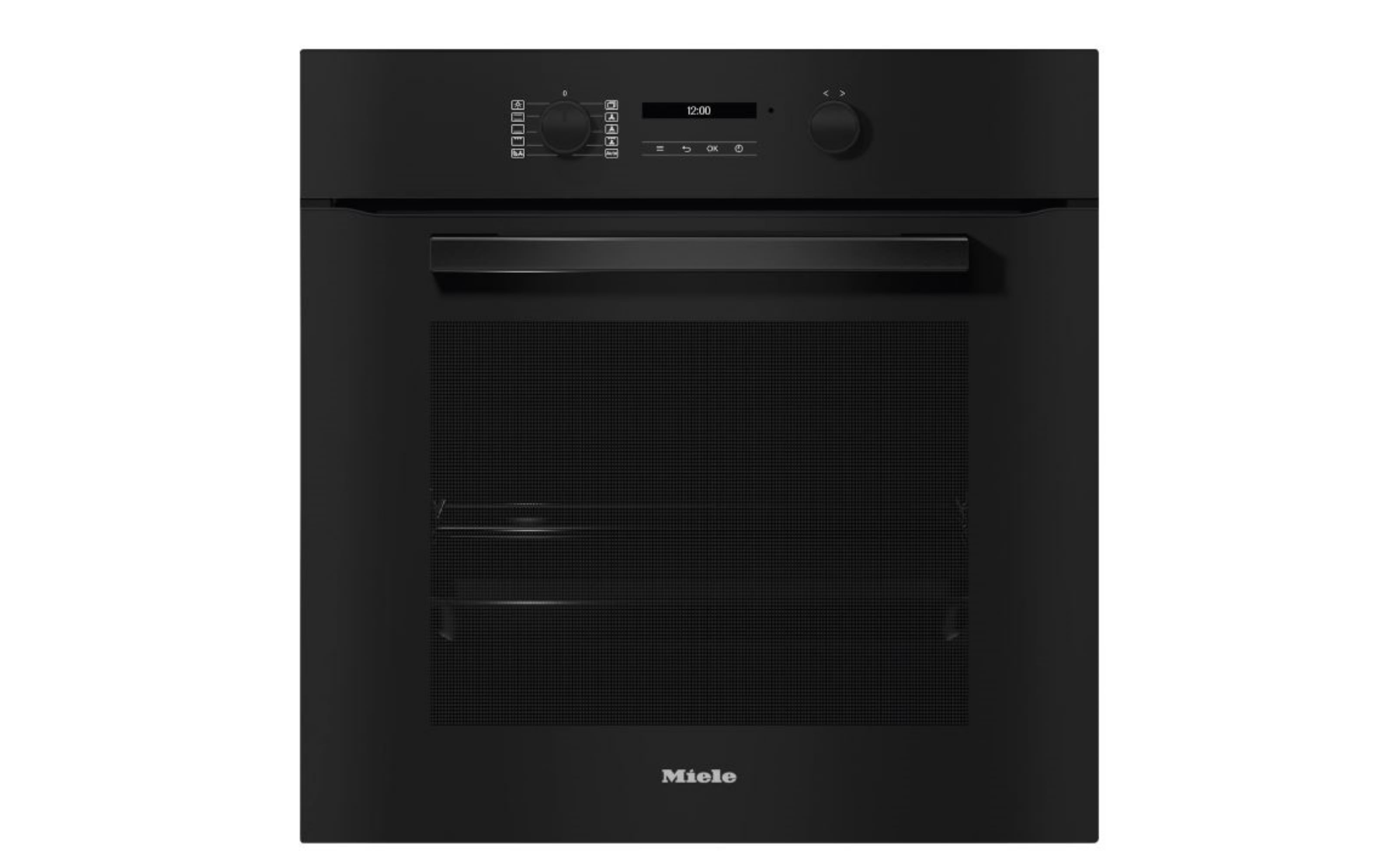 Einbaubackofen H 2851 B, obsidianschwarz