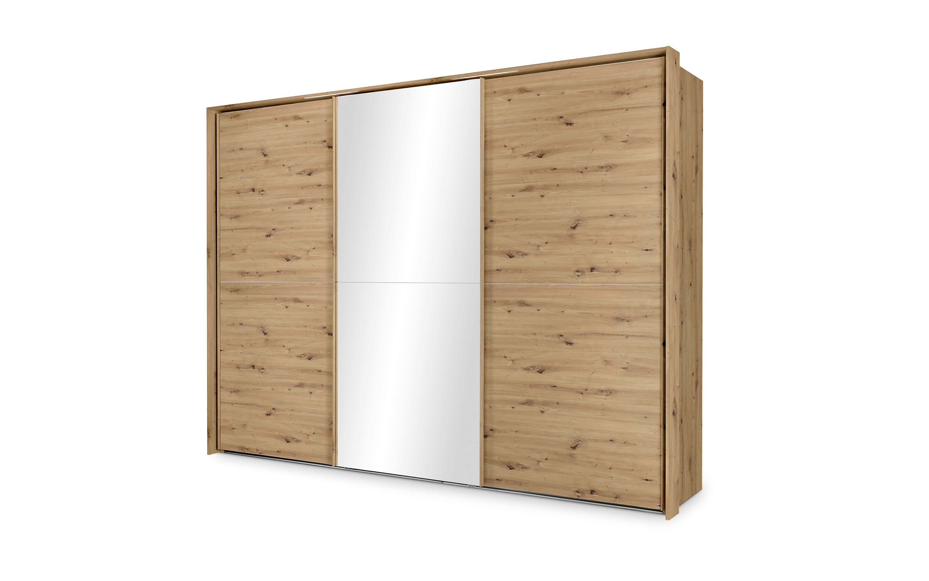 Schwebetürenschrank Henderson, Eiche Artisan-Nachbildung