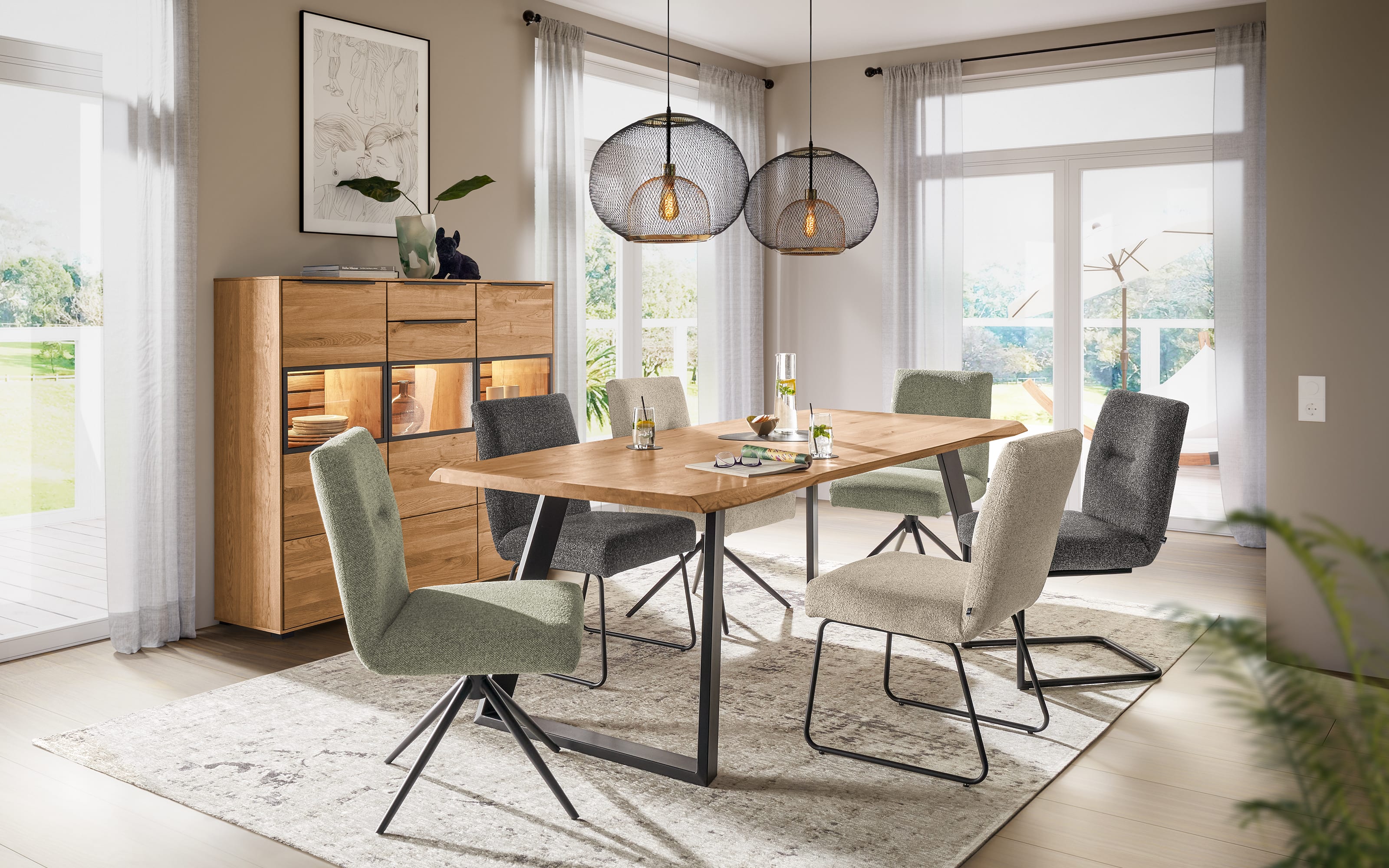 Freischwinger Tracy, beige