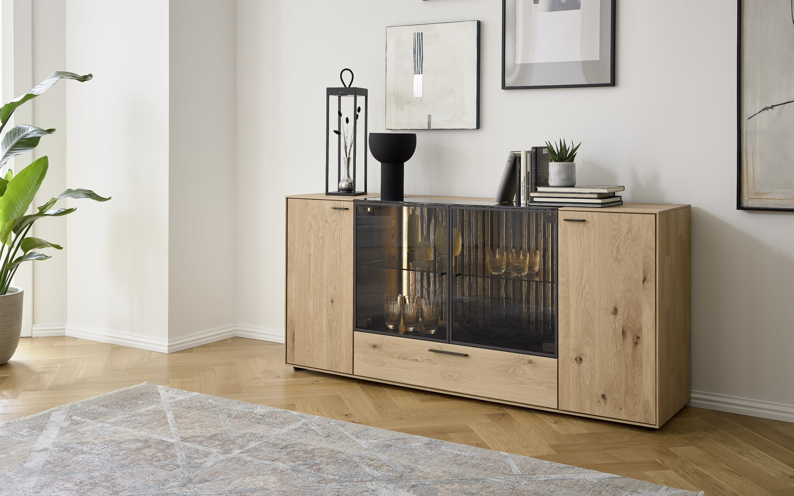 Sideboard Targo, Kerneiche natur