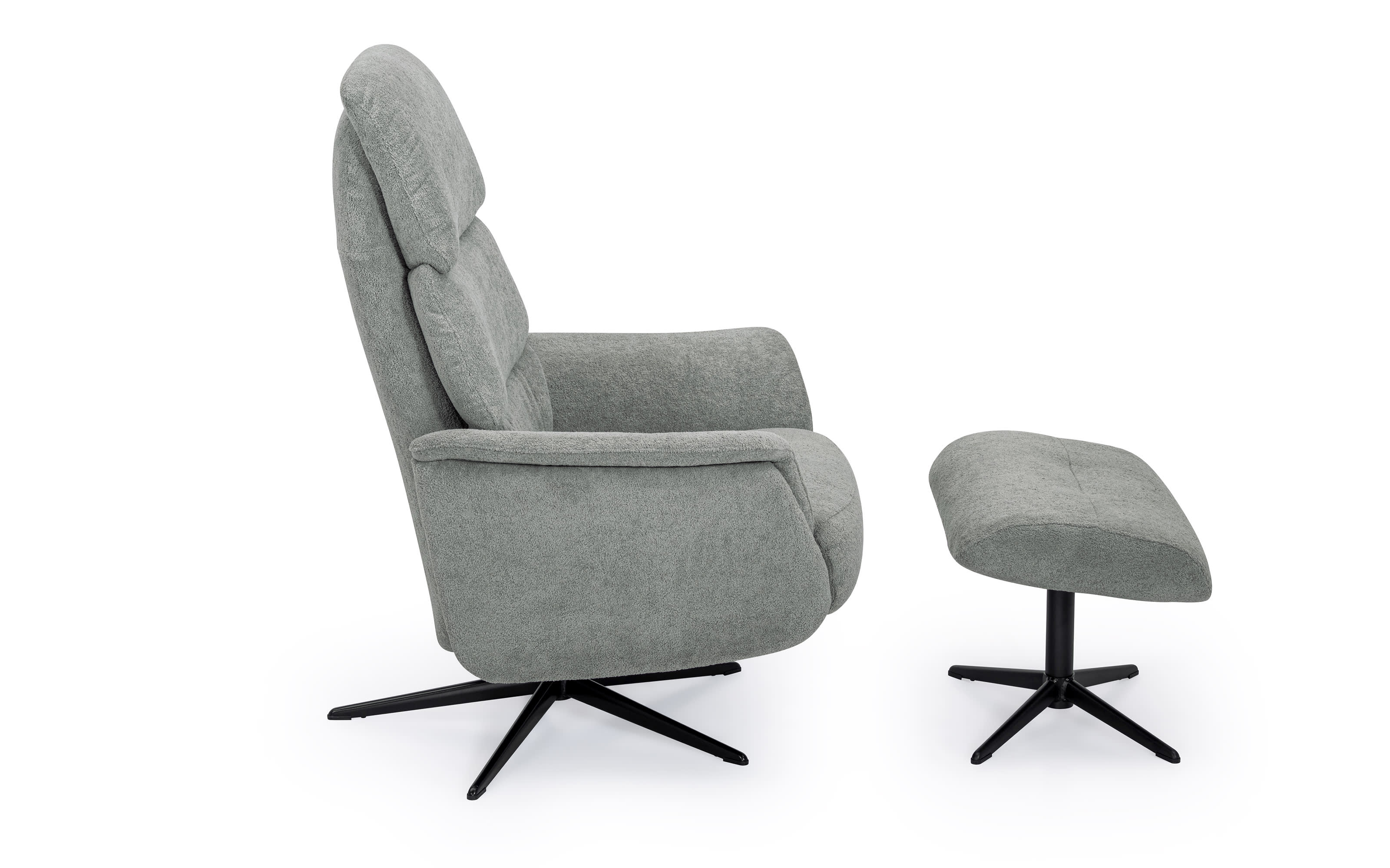 TV-Sessel Nexa 8400, grün, inkl. Hocker