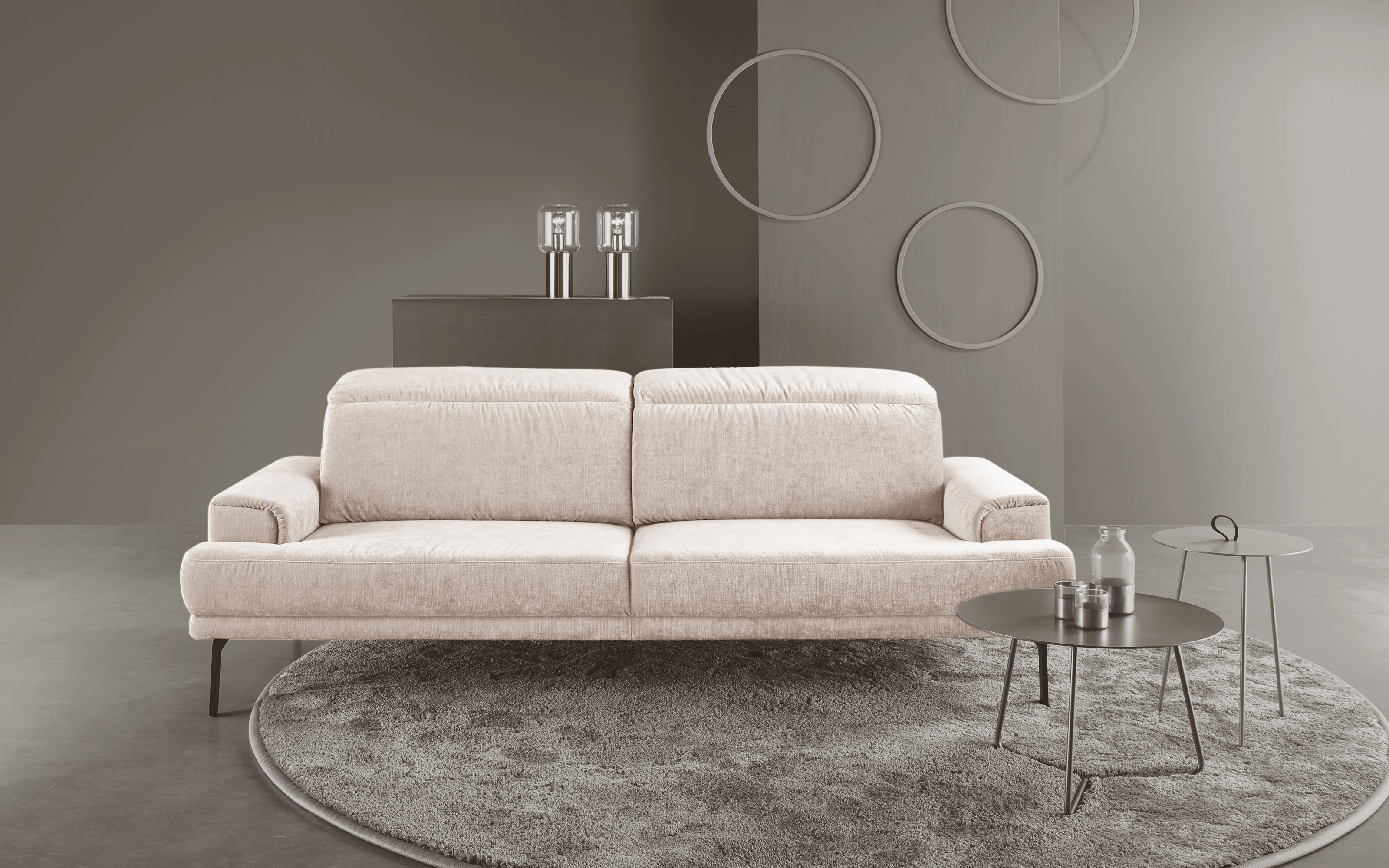 Sofa MR 4580, nature, inkl. Funktionen
