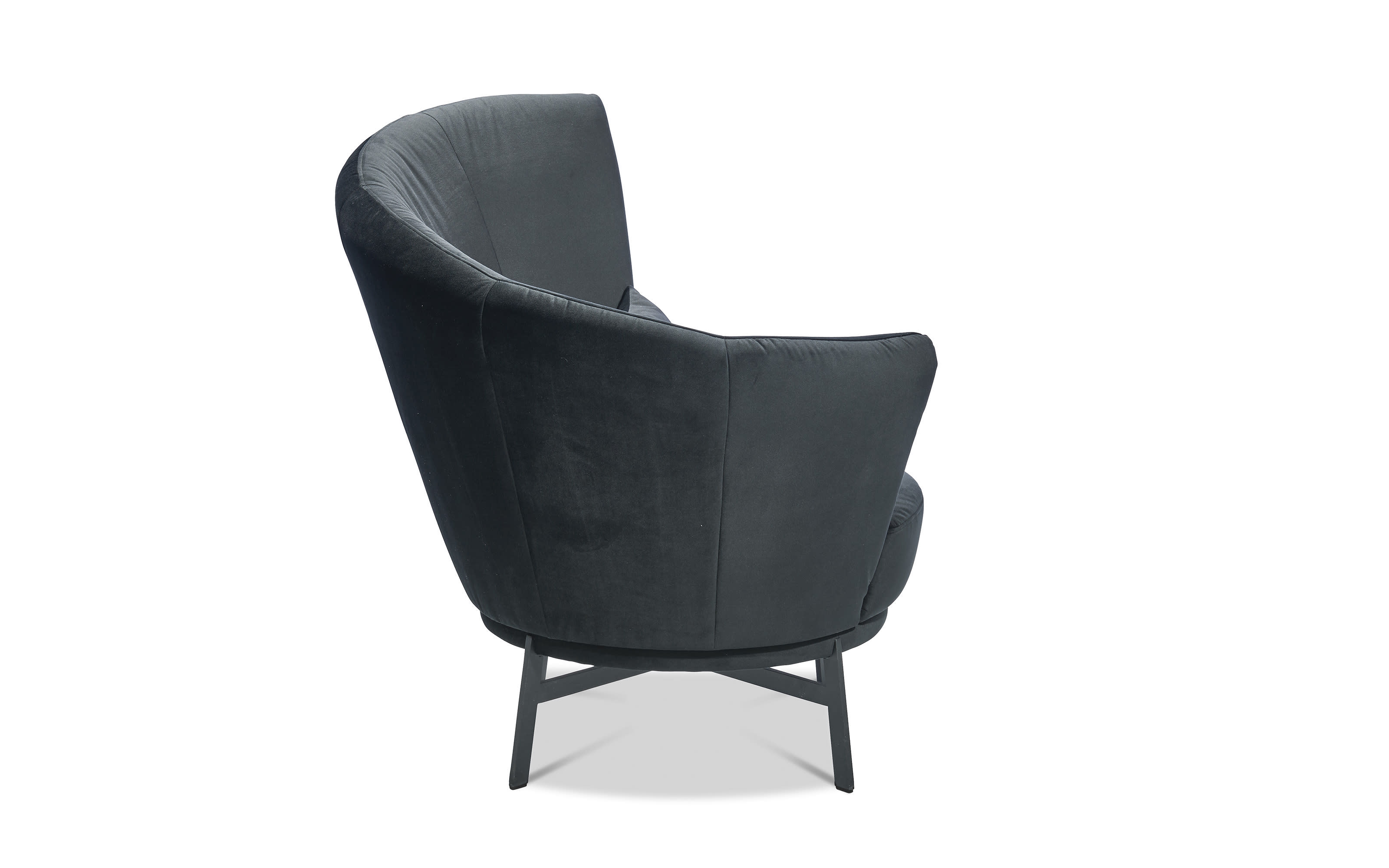 Sessel MR Kleo, schwarz, inkl. 360° Drehfunktion