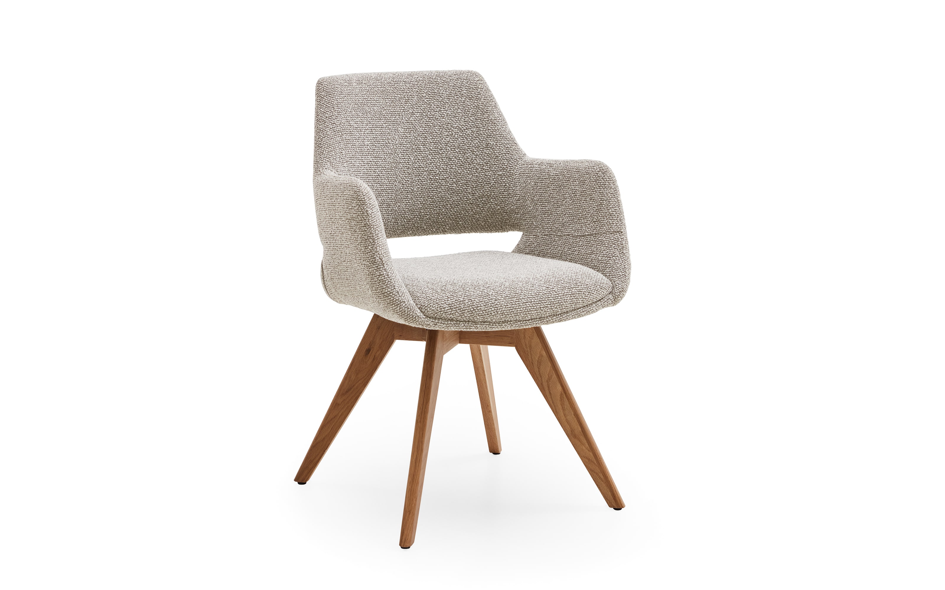 Schalensessel Tario, beige, inkl. 180° Drehfunktion