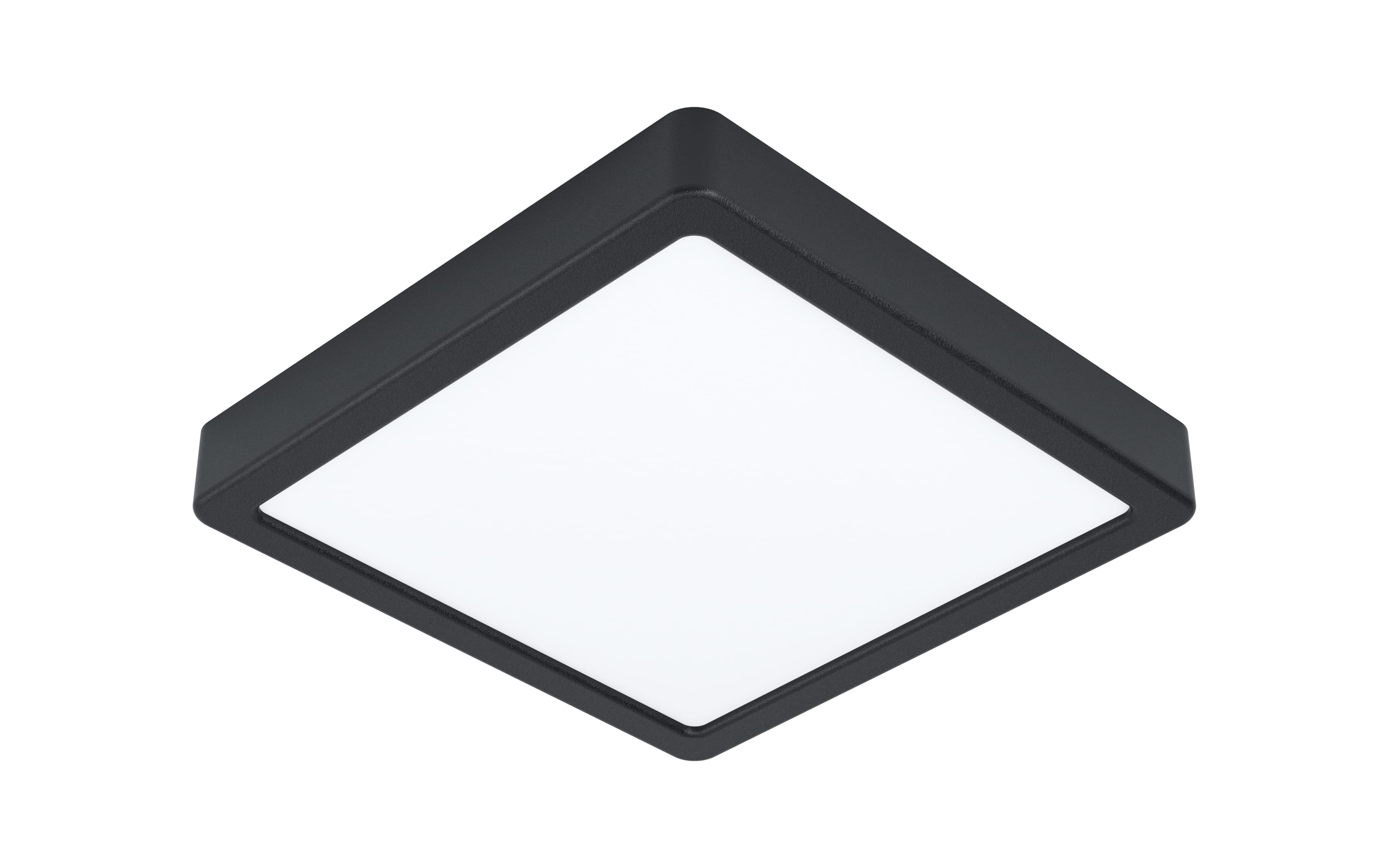 LED-Deckenleuchte Fueva 5, schwarz, 1800 Lumen, 21 cm
