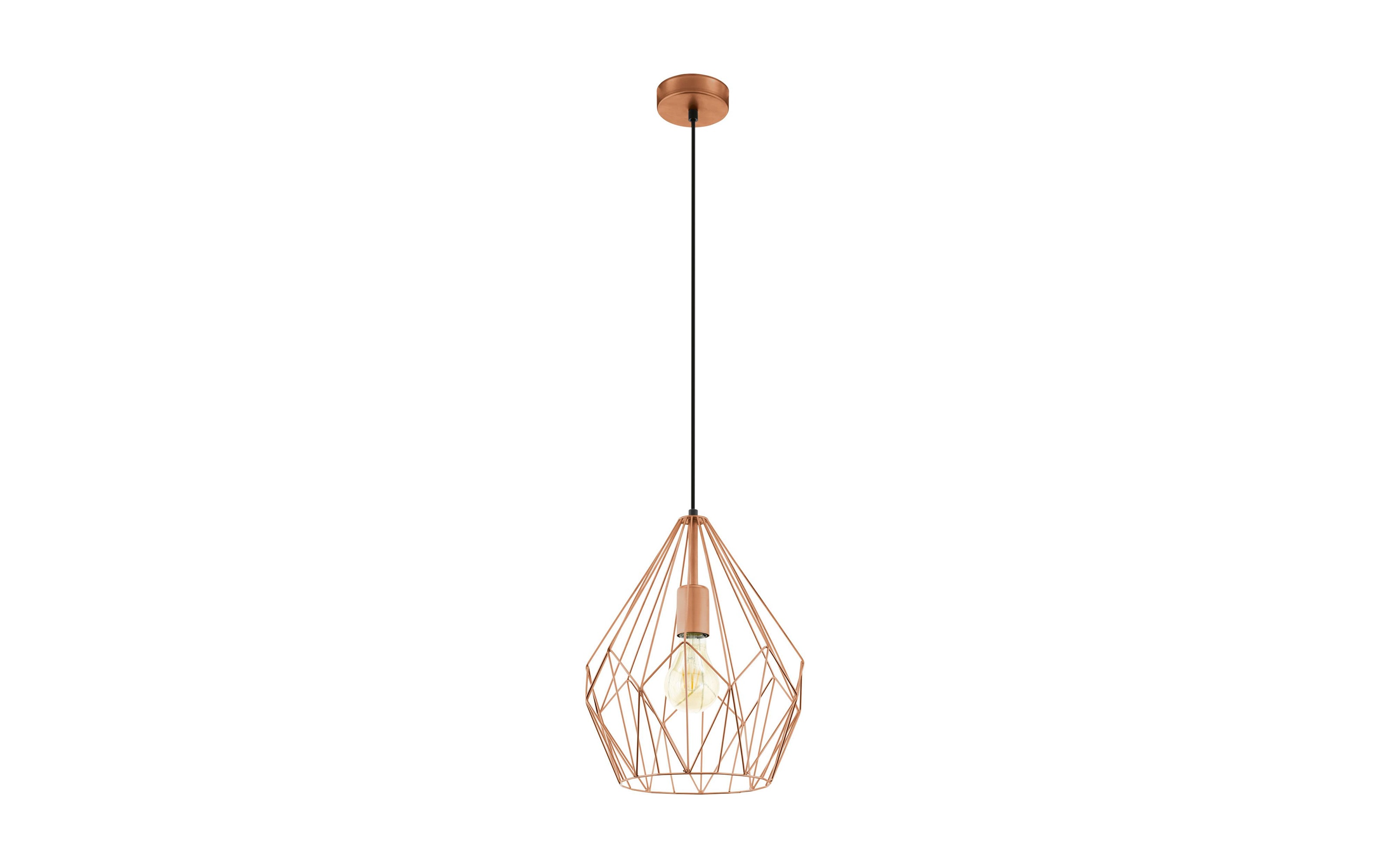 Pendelleuchte Carlton Vintage, kupfer, 31 cm