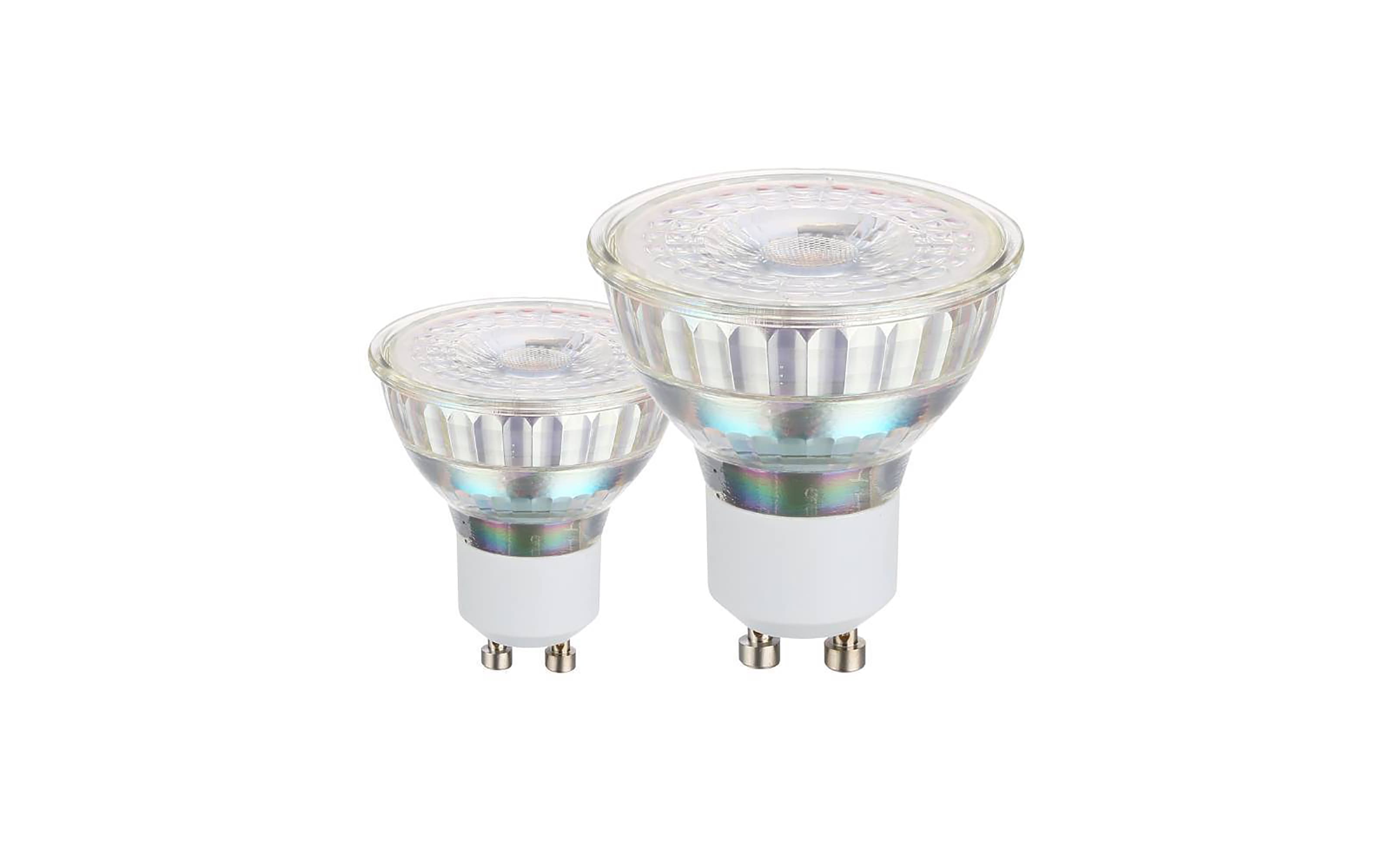 LED-Leuchtmittel 4,5 W/GU10/345 lm, klar, 2er Pack