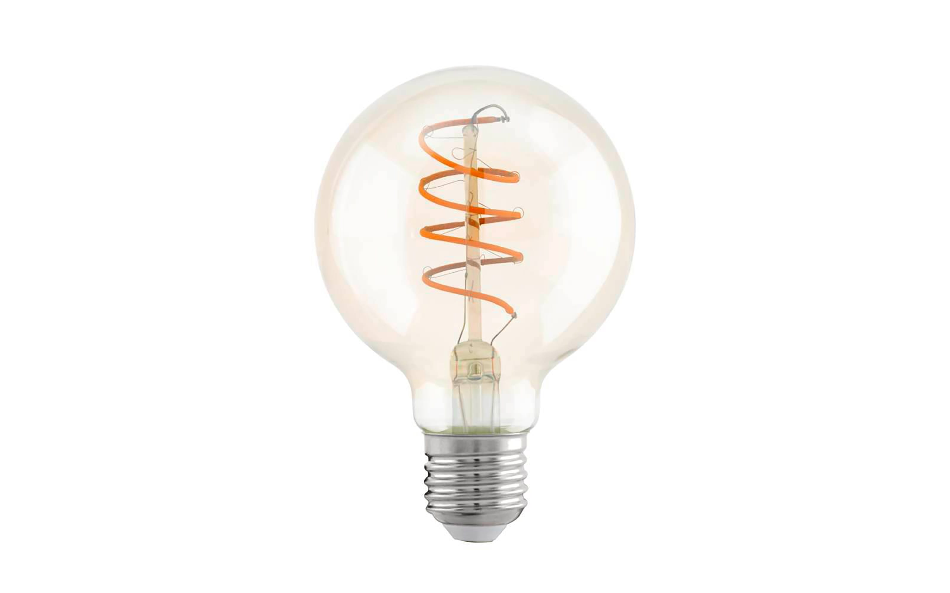 LED-Leuchtmittel G80 Spirale 4 W/E27/270 lm, amber