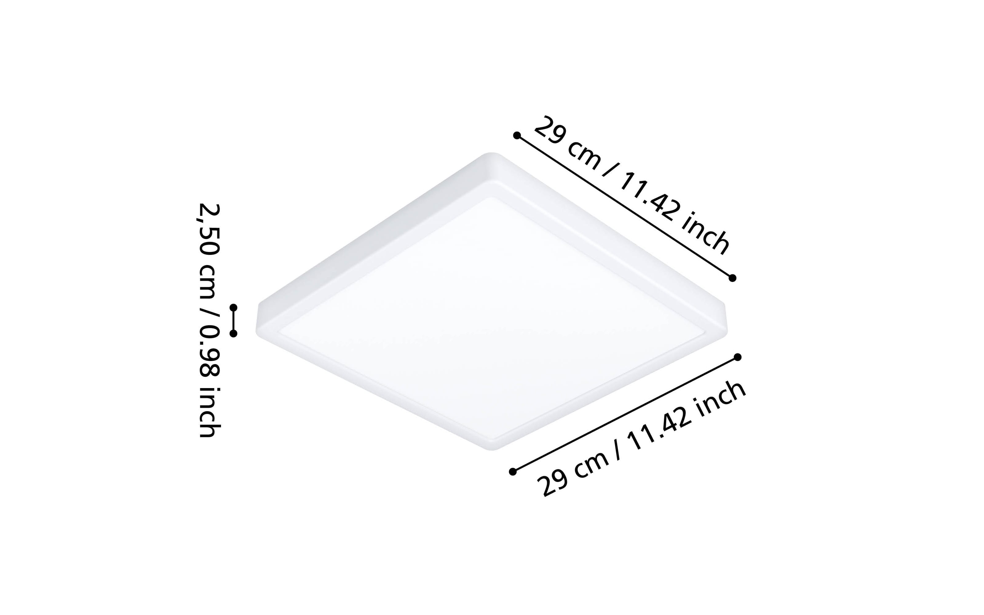 LED-Deckenleuchte Fueva 6, weiß