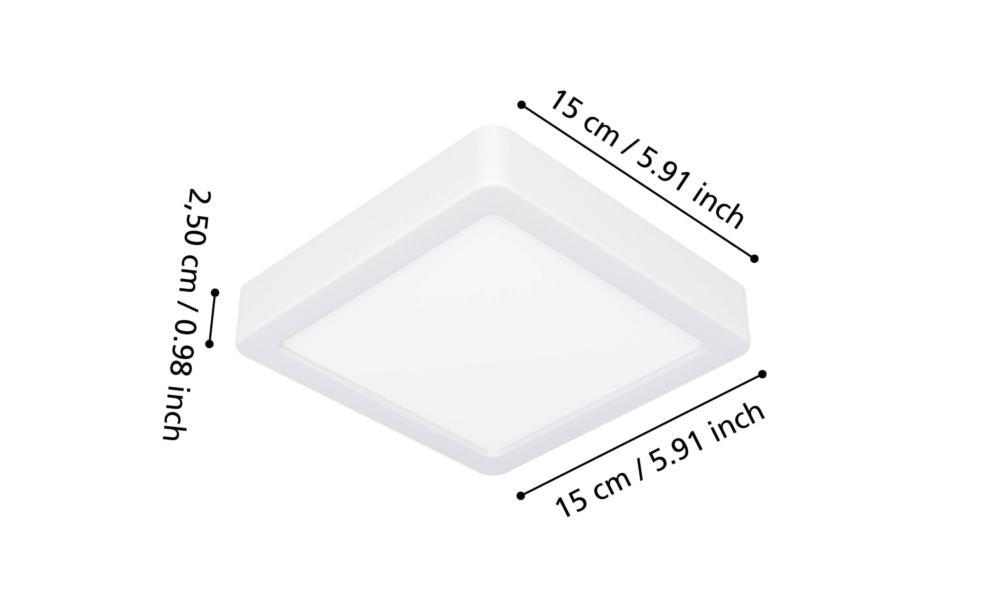 LED-Deckenleuchte Fueva 6, weiß