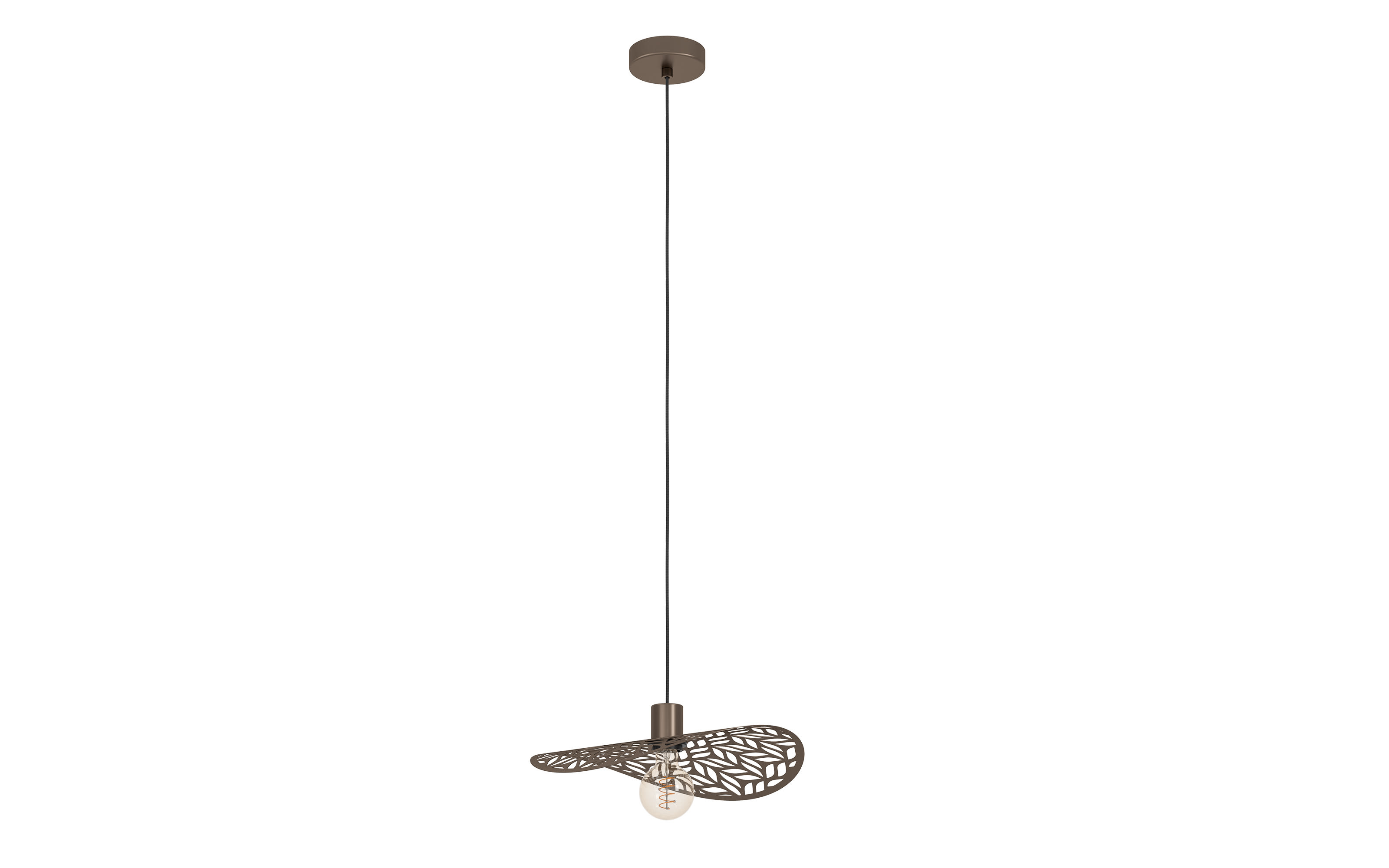 Pendelleuchte Swaby, bronze, 40 cm
