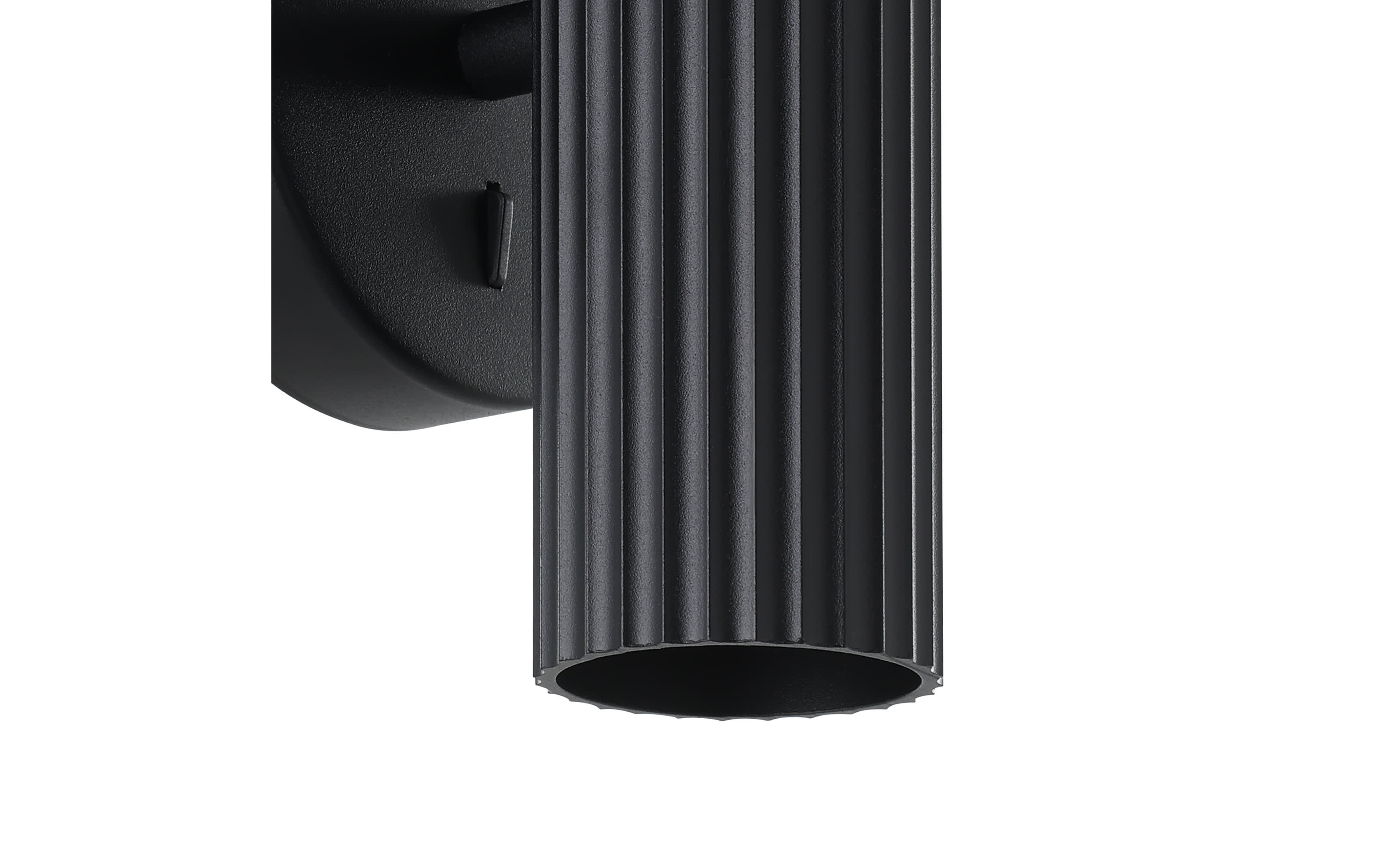 Wandleuchte Portillo, schwarz