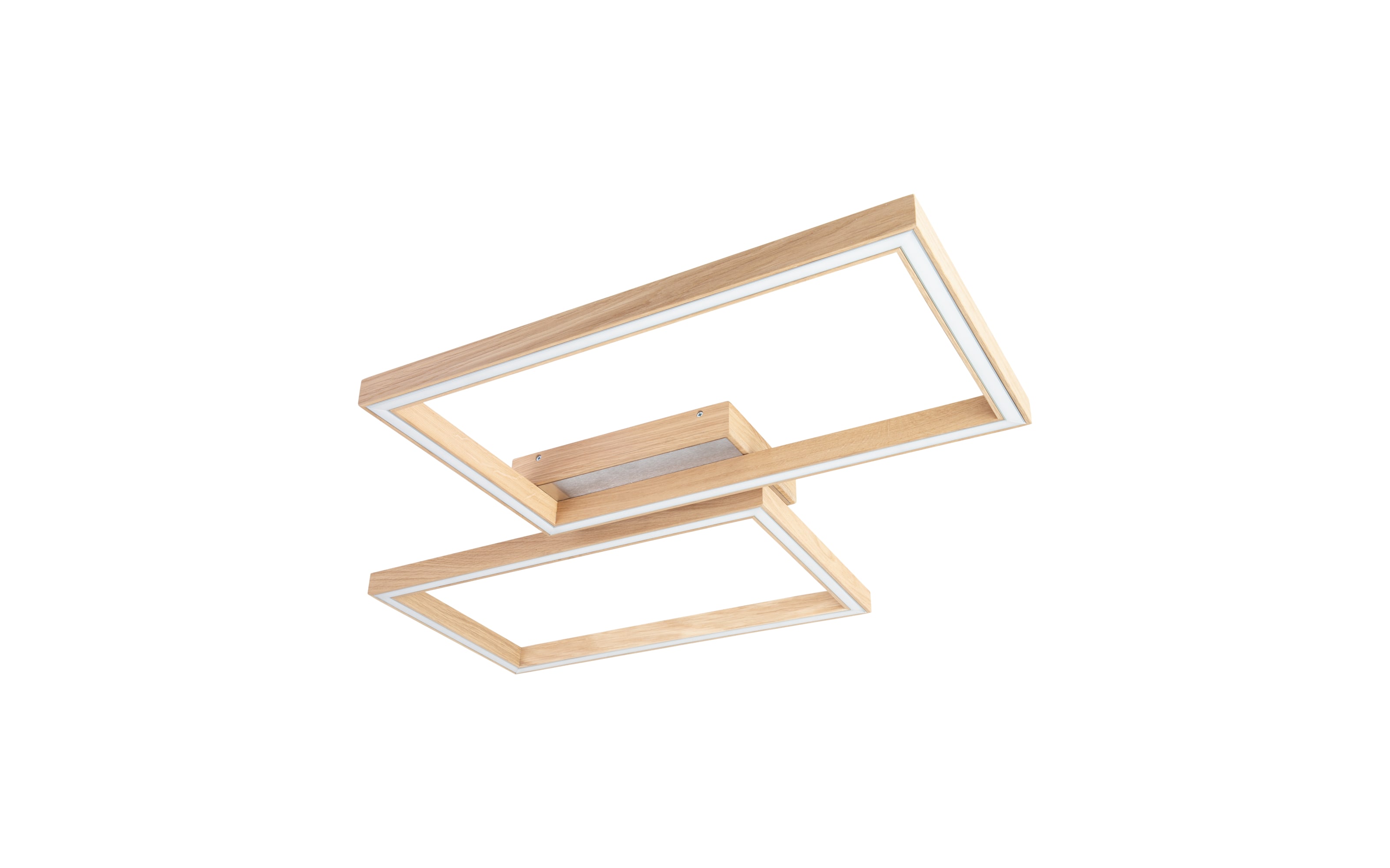 LED-Deckenleuchte Rowin, holz, 83 cm